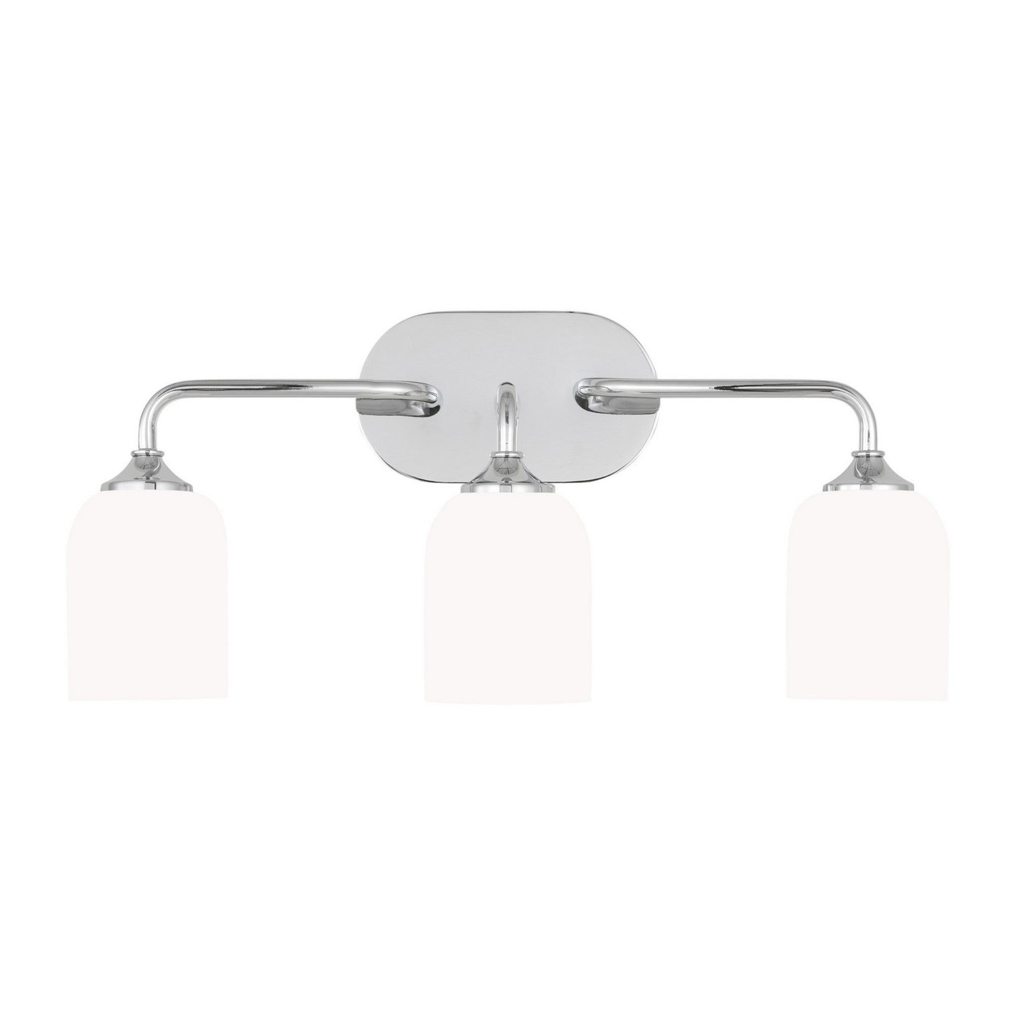 Emile 22" 3-Light Large Vanity, Chrome Finish - Bees Lighting