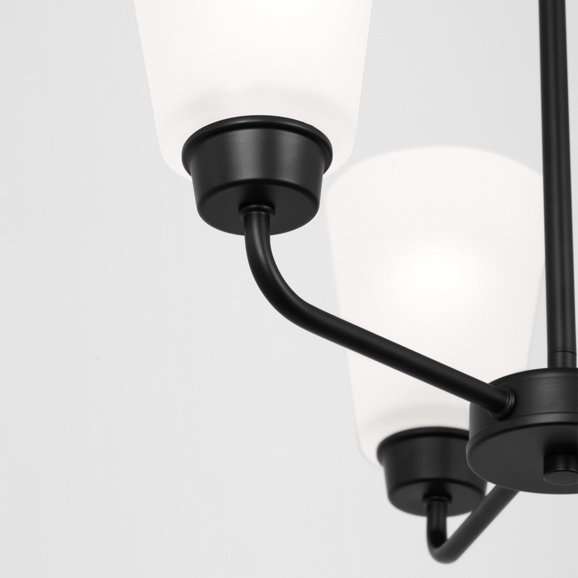 Kerrville 18" 3-Light Chandelier, Midnight Black Finish - Bees Lighting