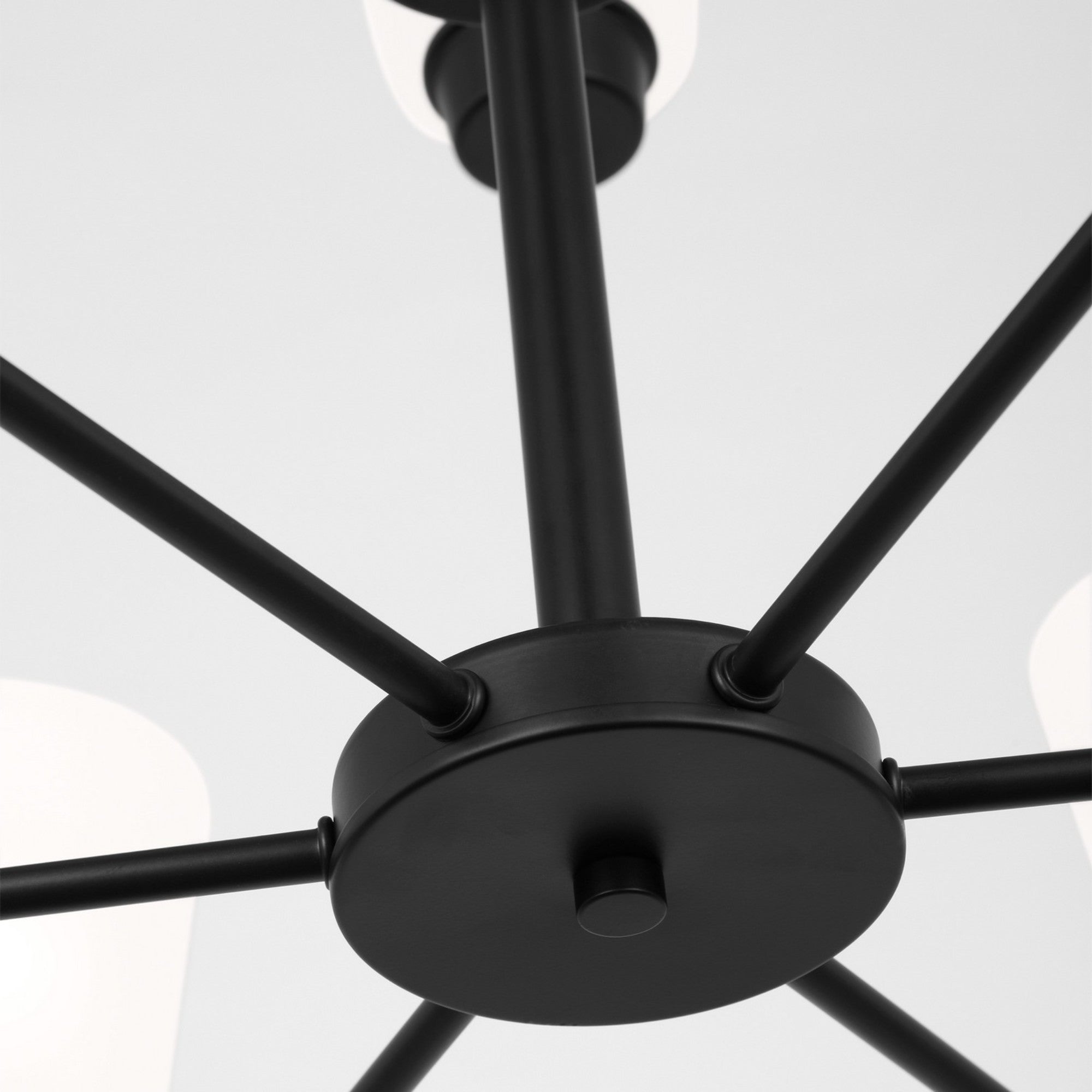 Kerrville 29" 9-Light Chandelier, Midnight Black Finish - Bees Lighting