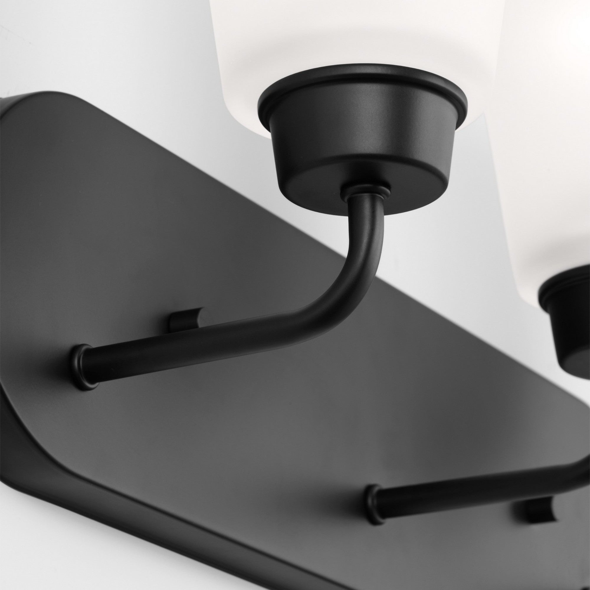 Kerrville 18" 3-Light Bathroom Vanity, Midnight Black Finish - Bees Lighting