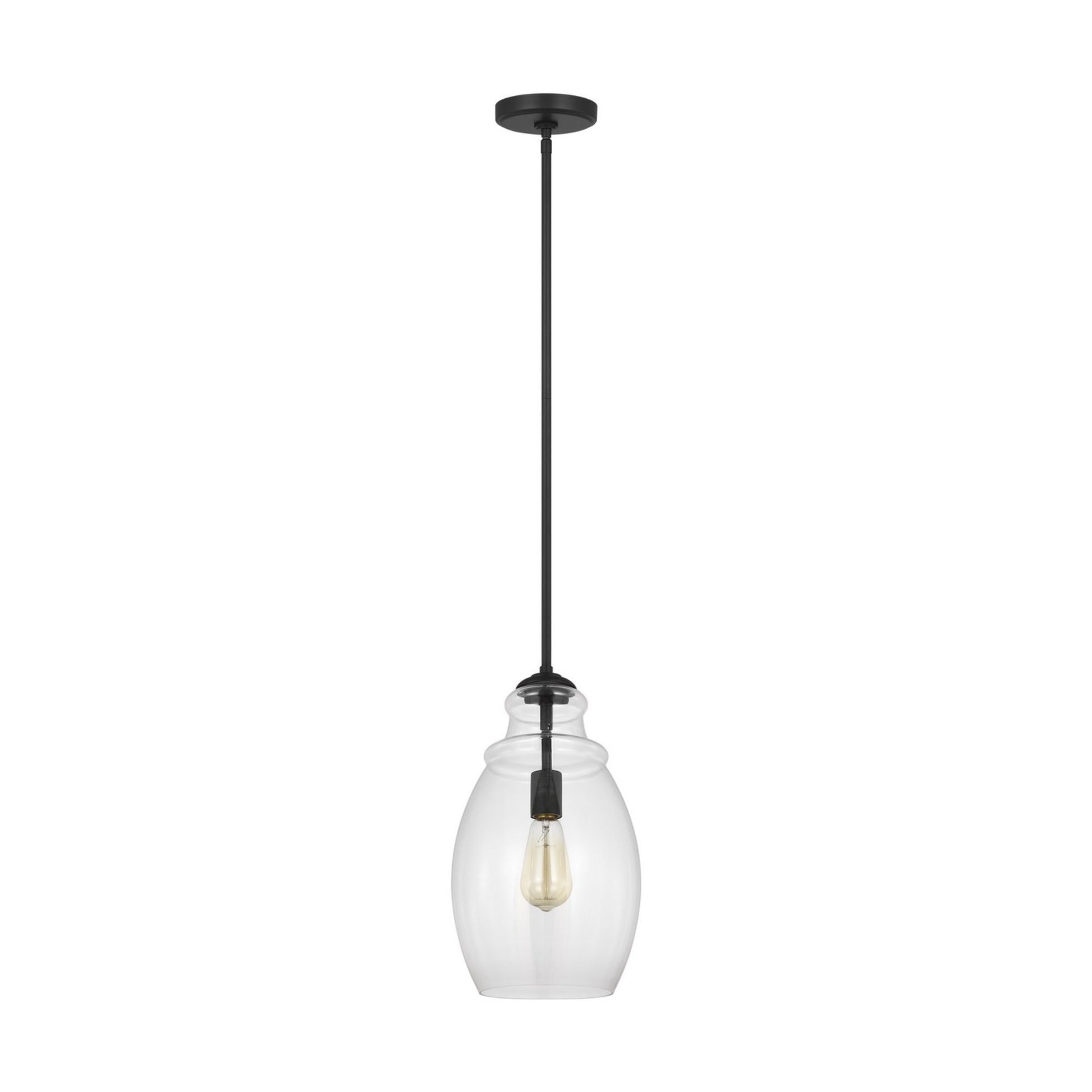 Marino 9" Pendant, Midnight Black Finish - Bees Lighting