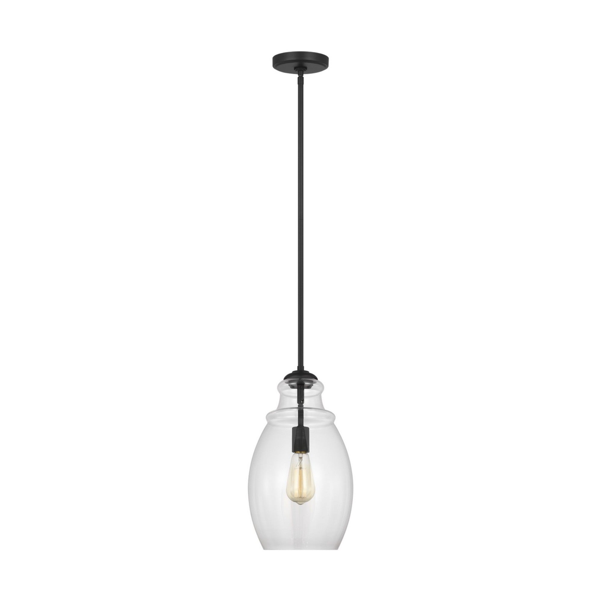 Marino 9" Pendant, Midnight Black Finish - Bees Lighting