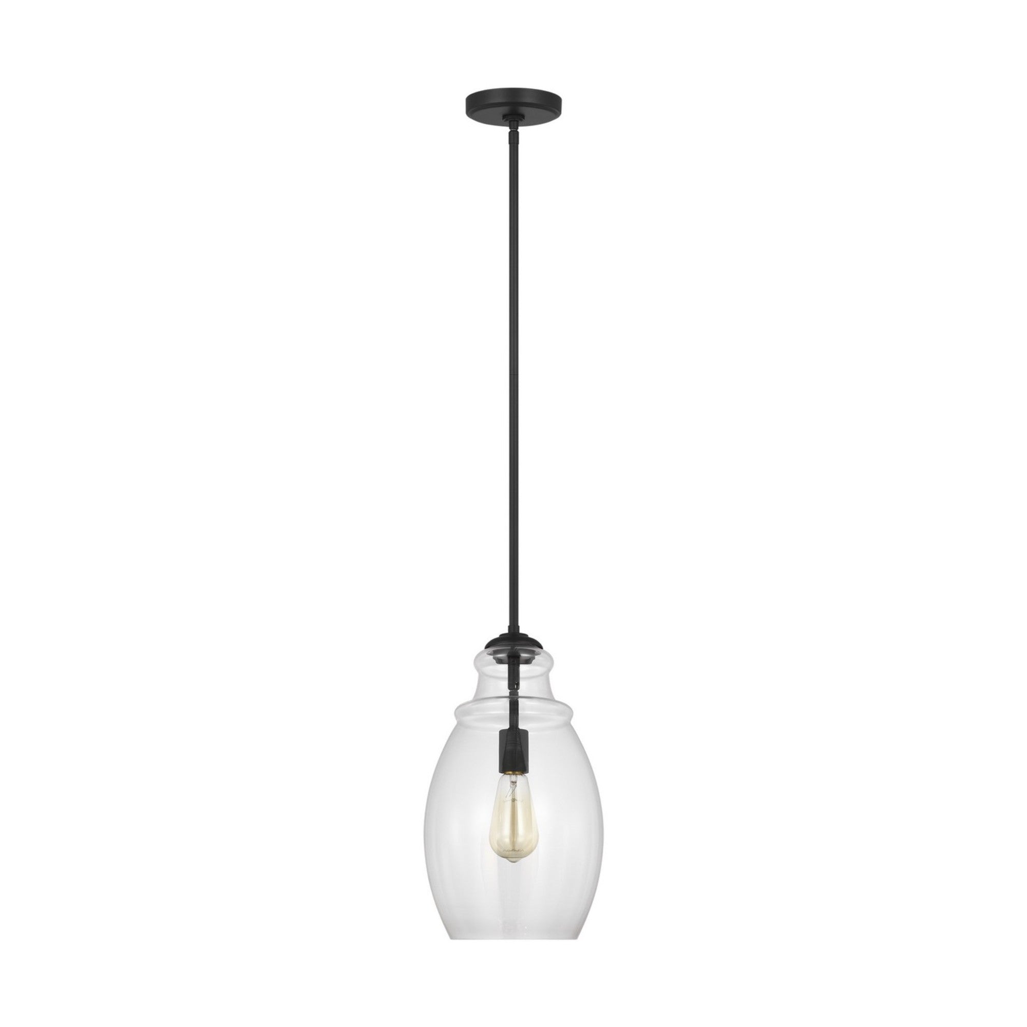 Marino 9" Pendant, Midnight Black Finish - Bees Lighting