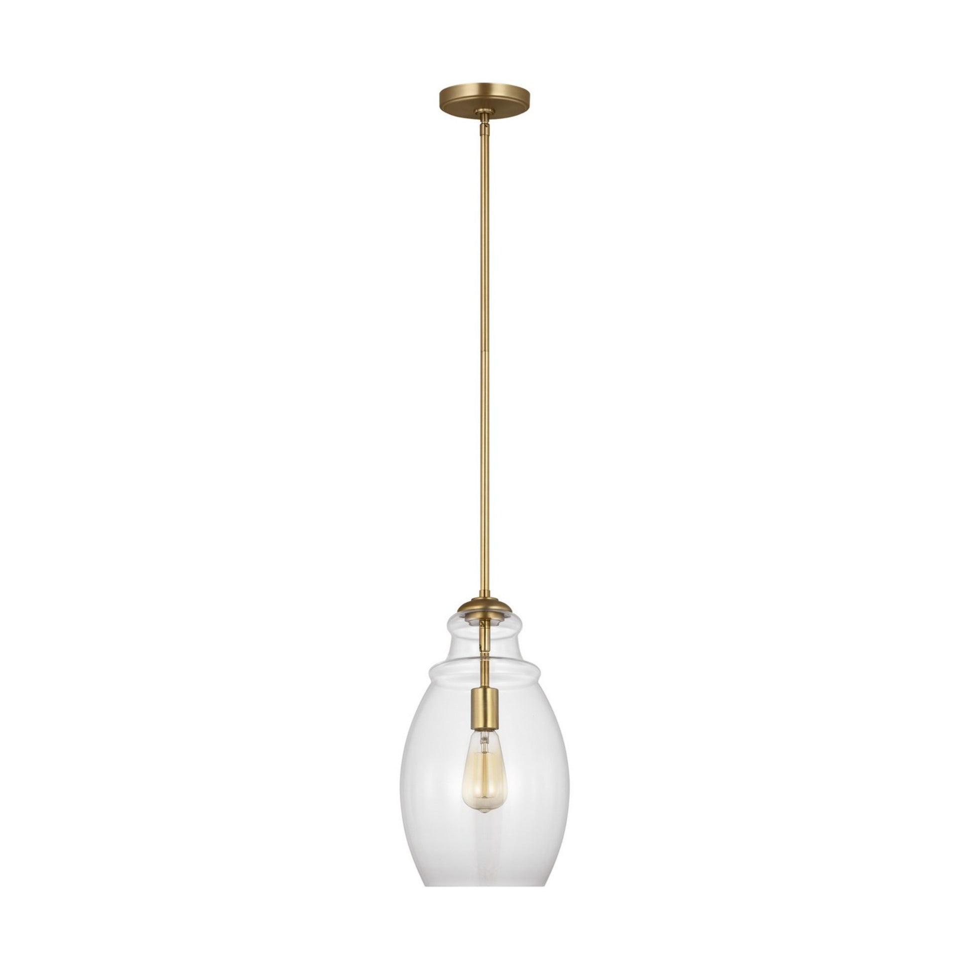 Marino 9" Pendant, Satin Brass Finish - Bees Lighting