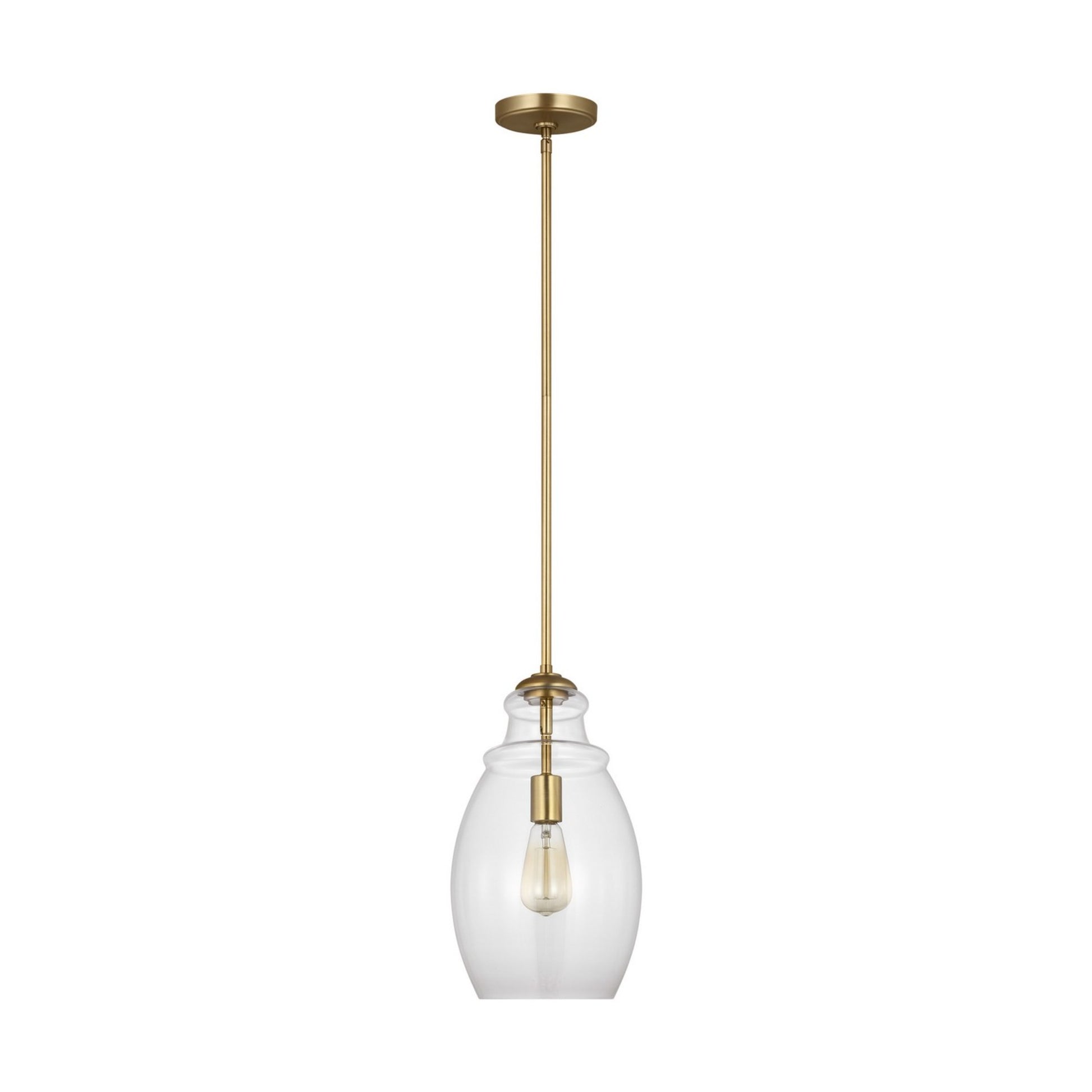 Marino 9" Pendant, Satin Brass Finish - Bees Lighting