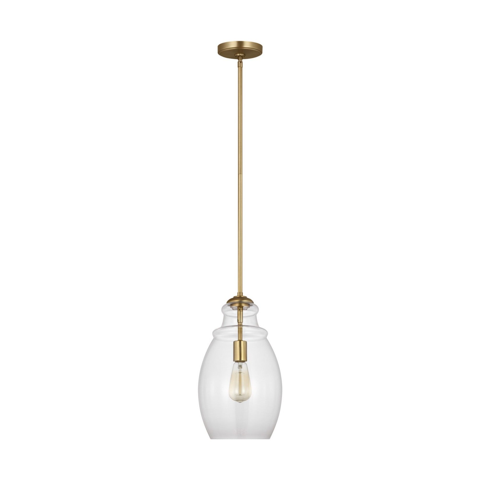 Marino 9" Pendant, Satin Brass Finish - Bees Lighting