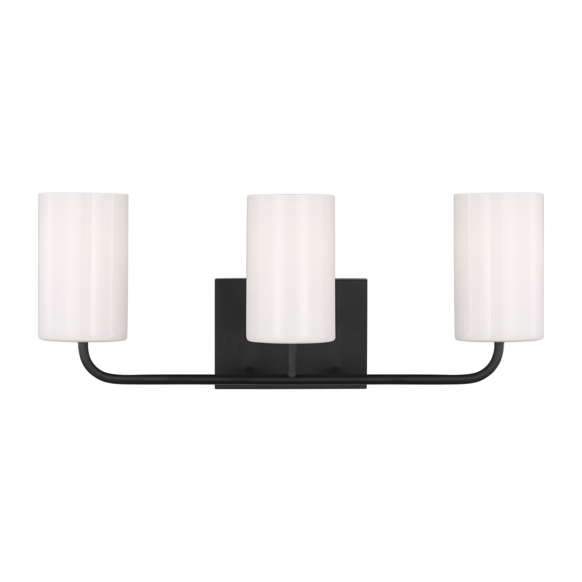 Rhett 22" 3-Light Large Bathroom Vanity, Midnight Black Finish - Bees Lighting