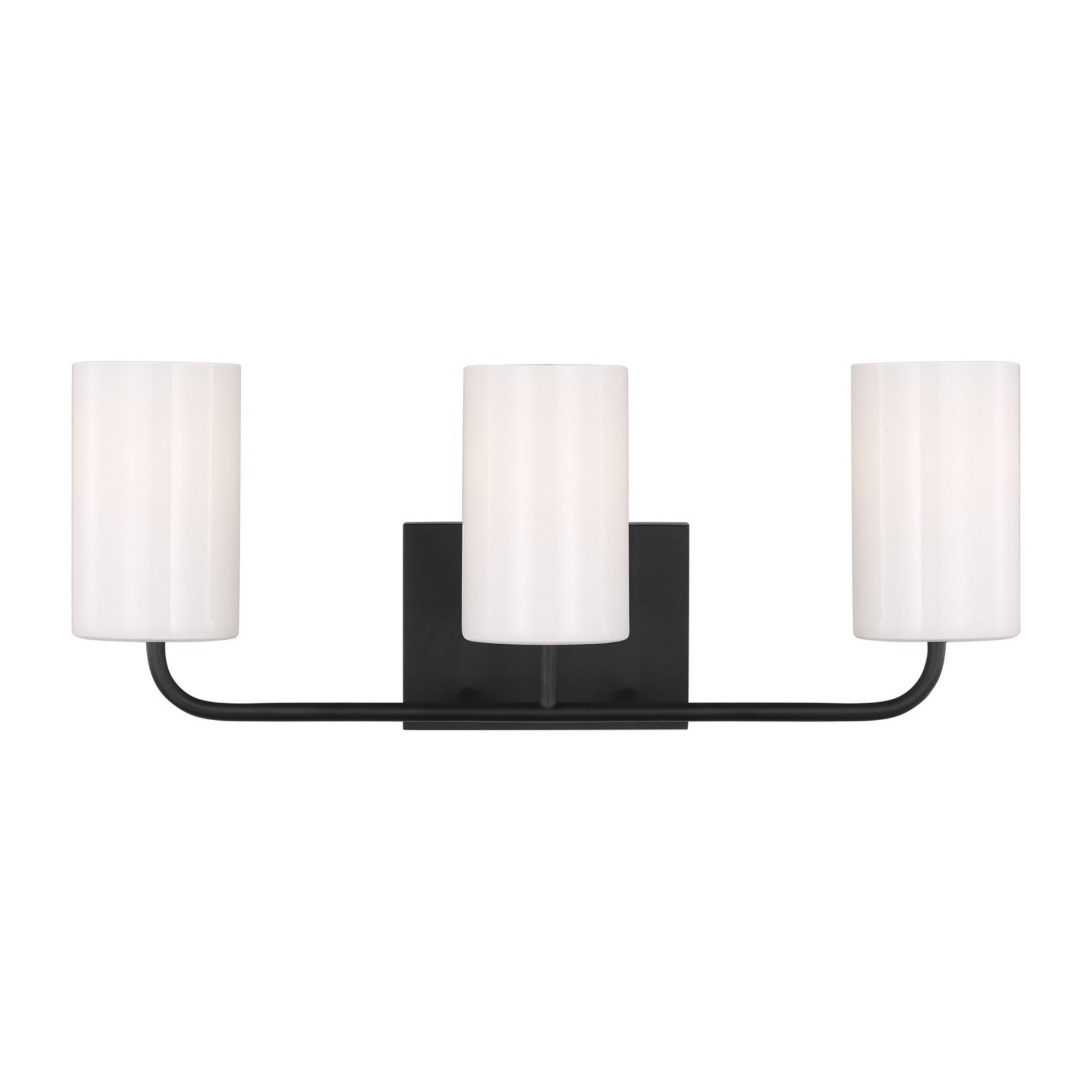 Rhett 22" 3-Light Large Bathroom Vanity, Midnight Black Finish - Bees Lighting
