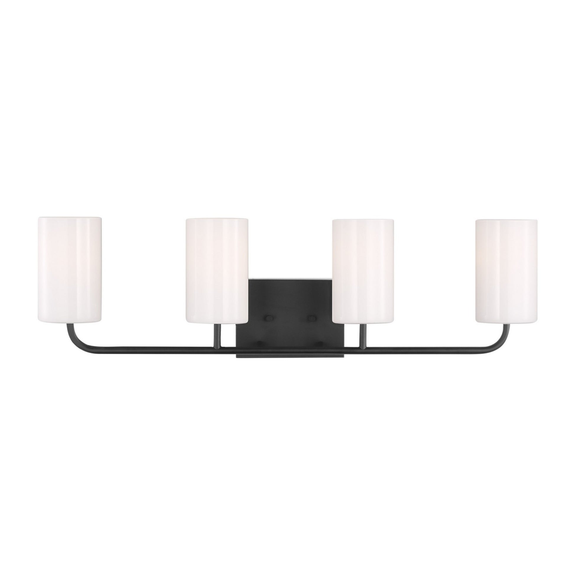 Rhett 31" 4-Light X-Large Bathroom Vanity, Midnight Black Finish - Bees Lighting