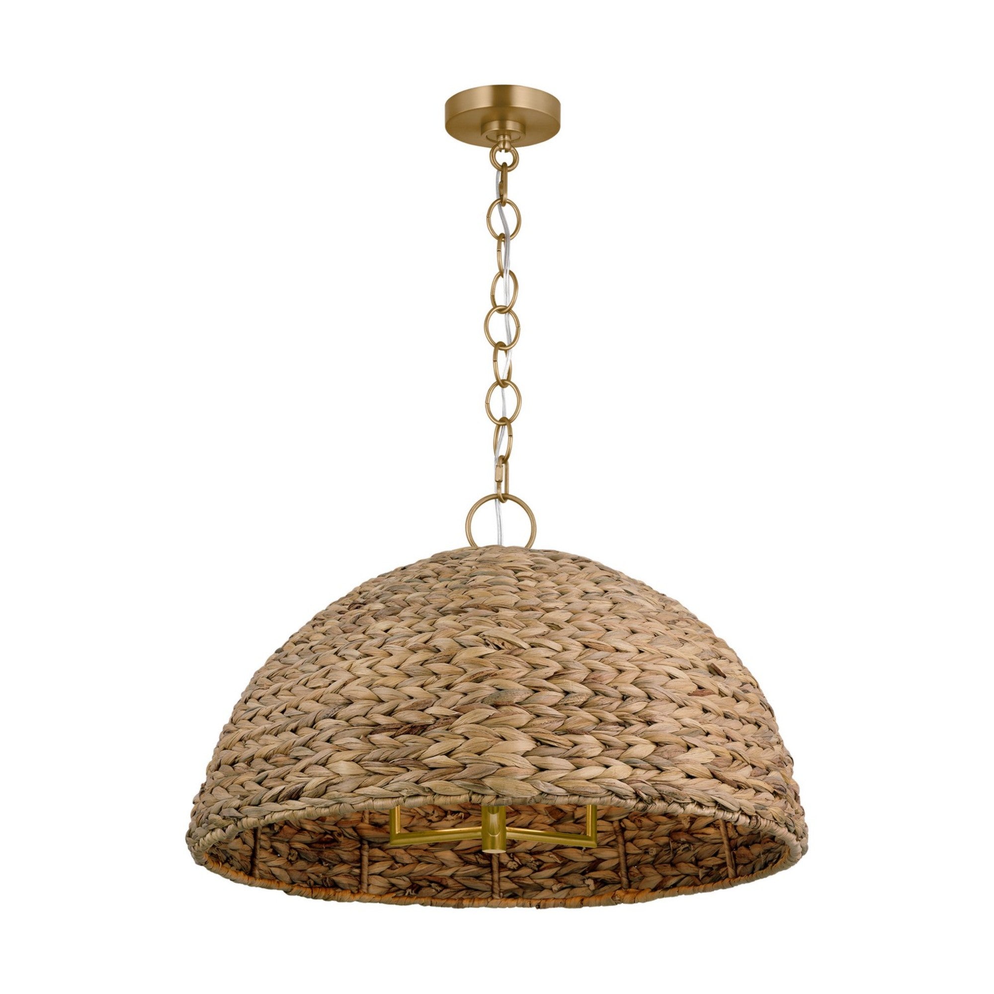 Cay 24" Large Pendant, Burnished Brass Finish - Bees Lighting