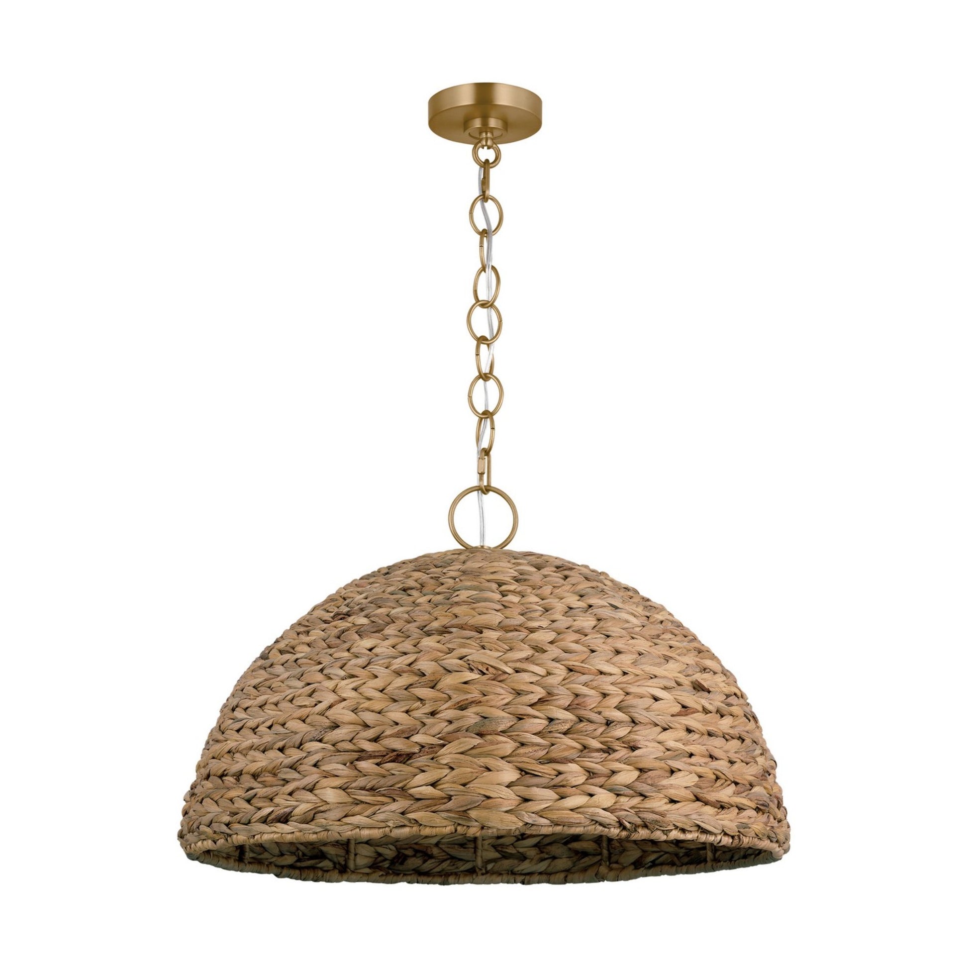 Cay 24" Large Pendant, Burnished Brass Finish - Bees Lighting