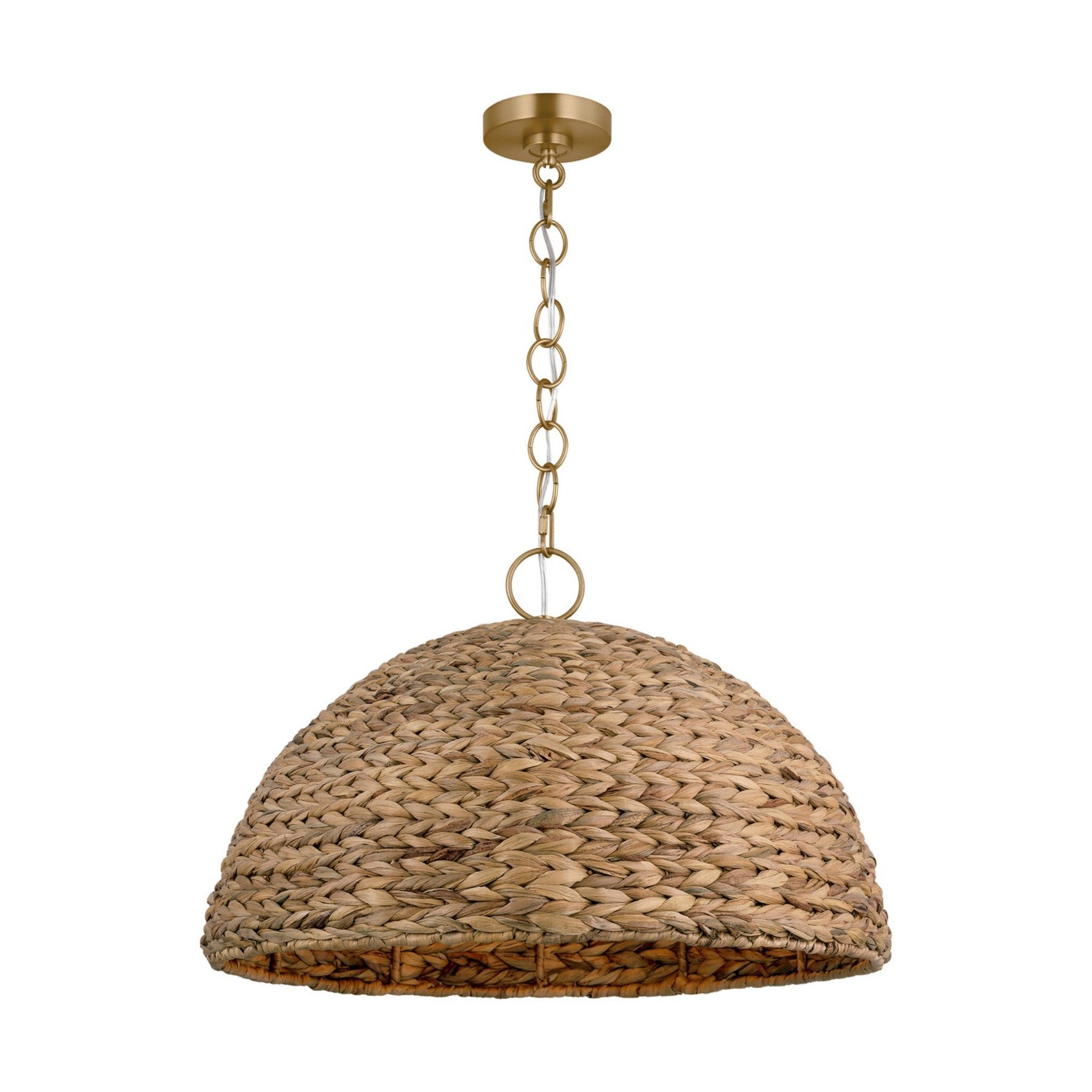 Cay 24" Large Pendant, Burnished Brass Finish - Bees Lighting