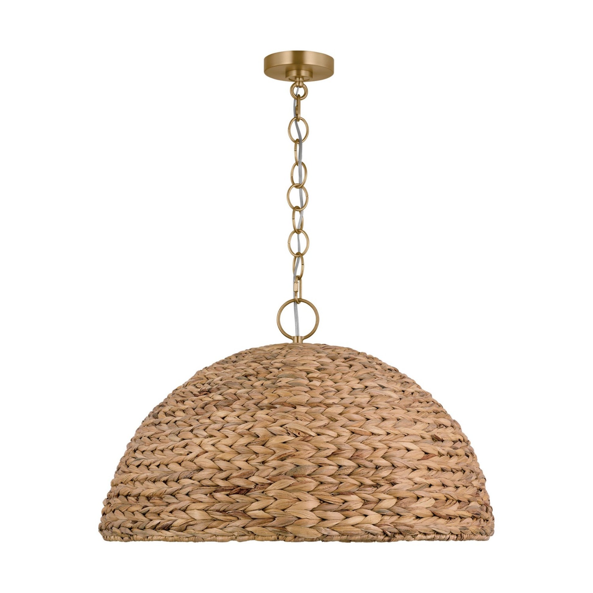 Cay 24" Large Pendant, Burnished Brass Finish - Bees Lighting