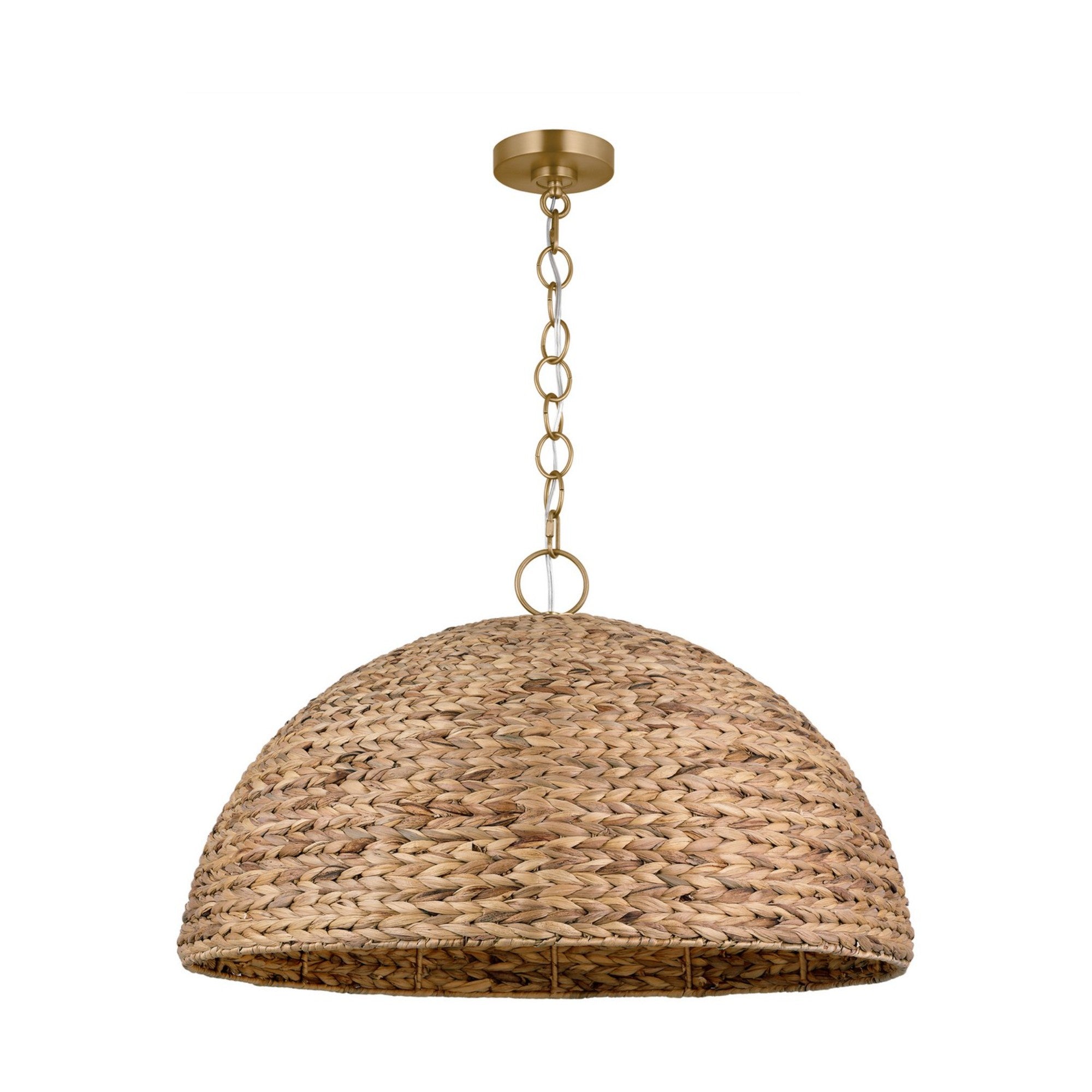 Cay 36" X-Large Pendant, Burnished Brass Finish - Bees Lighting