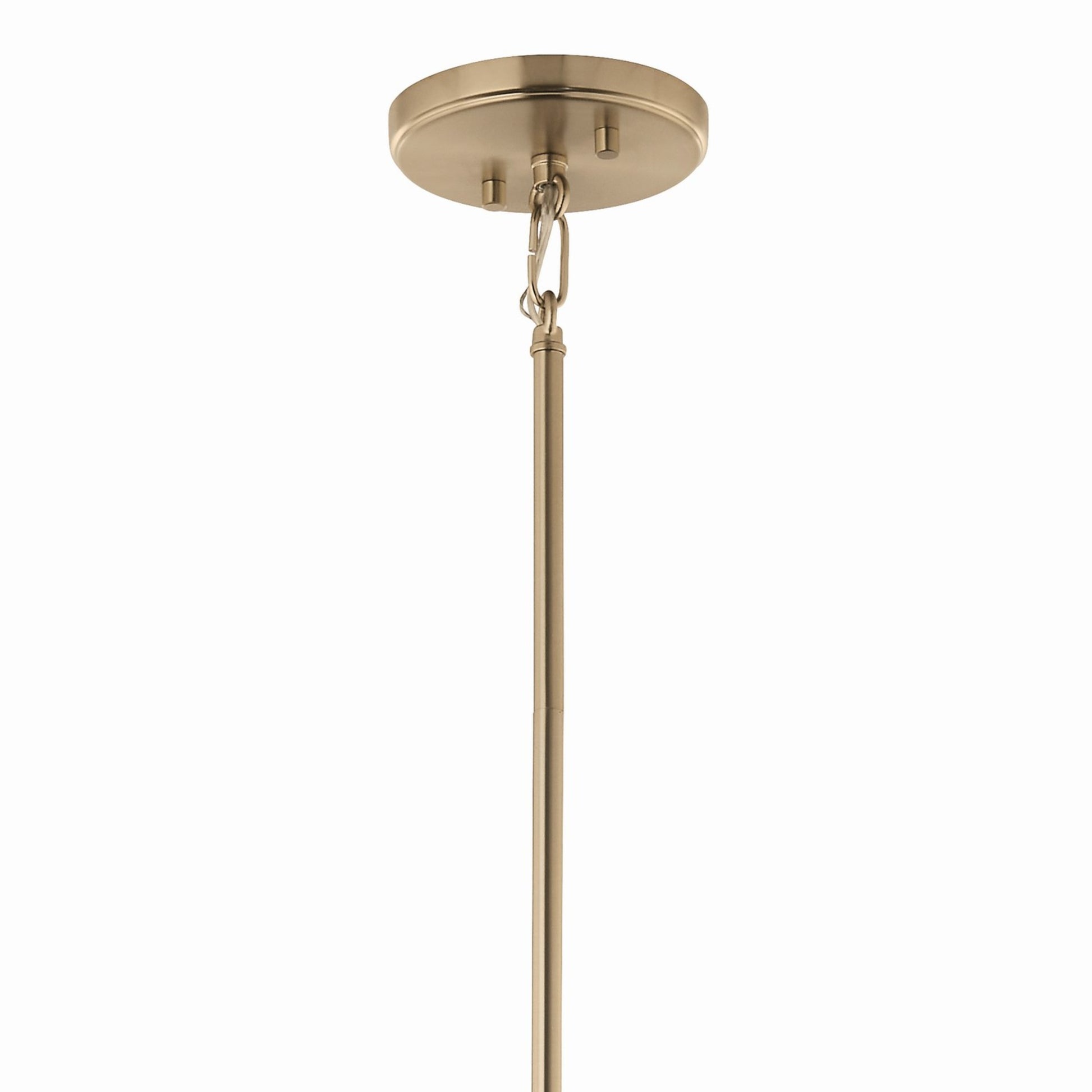 Eisley 30" 4-Light Pendant Light, Black and Champagne Bronze Finish - Bees Lighting