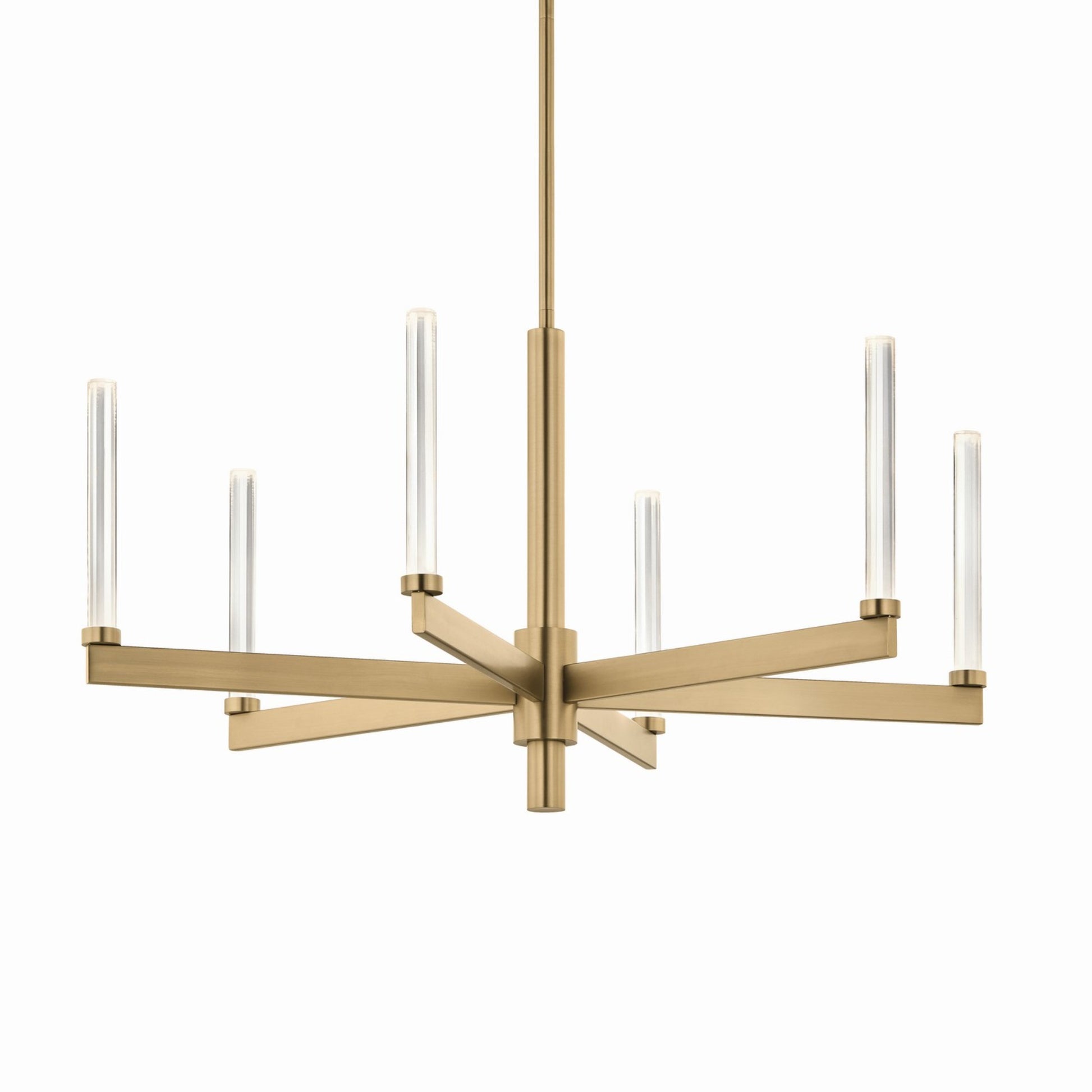 Sycara 36" LED Chandelier, Champagne Bronze Finish - Bees Lighting