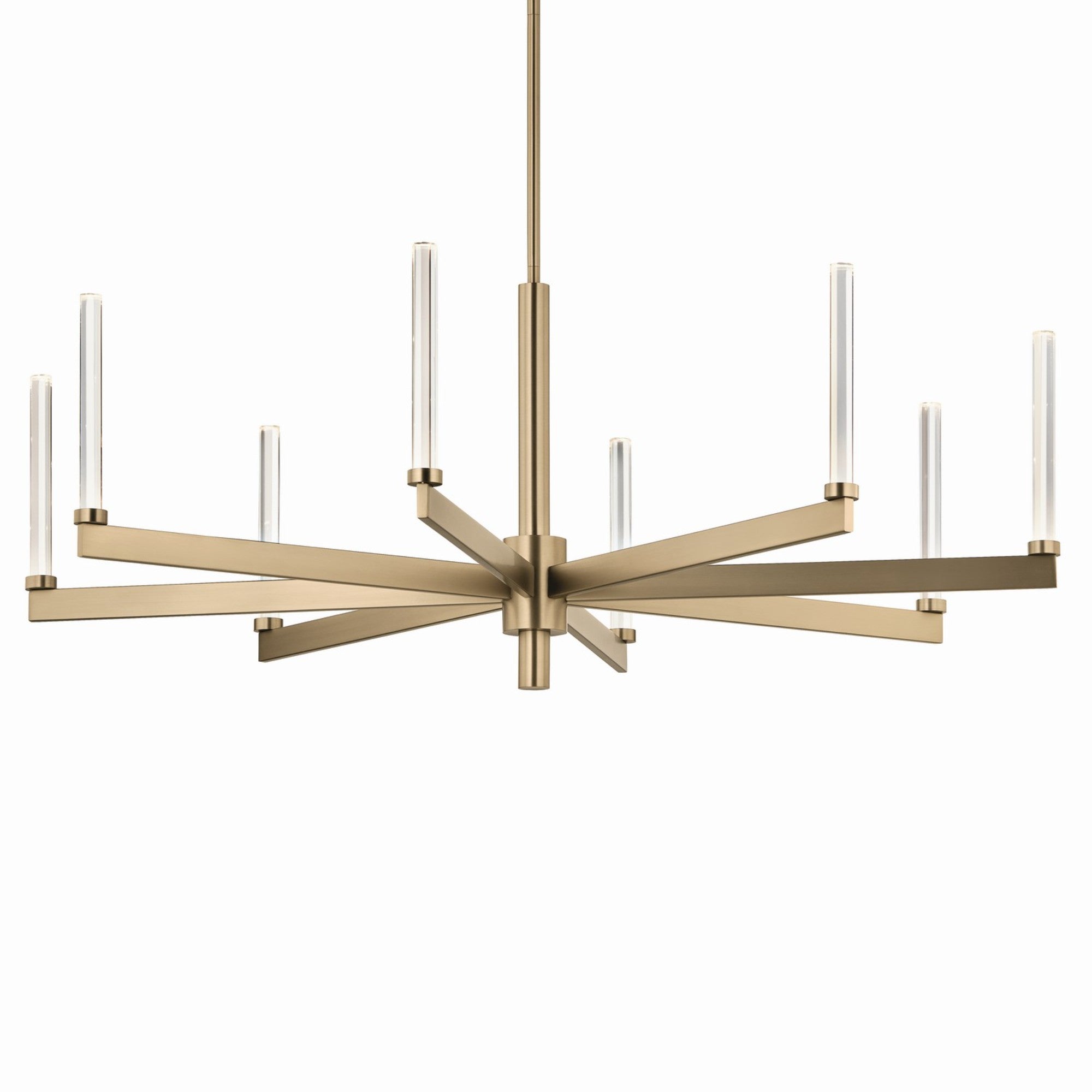 Sycara 49" LED Chandelier, Champagne Bronze Finish - Bees Lighting