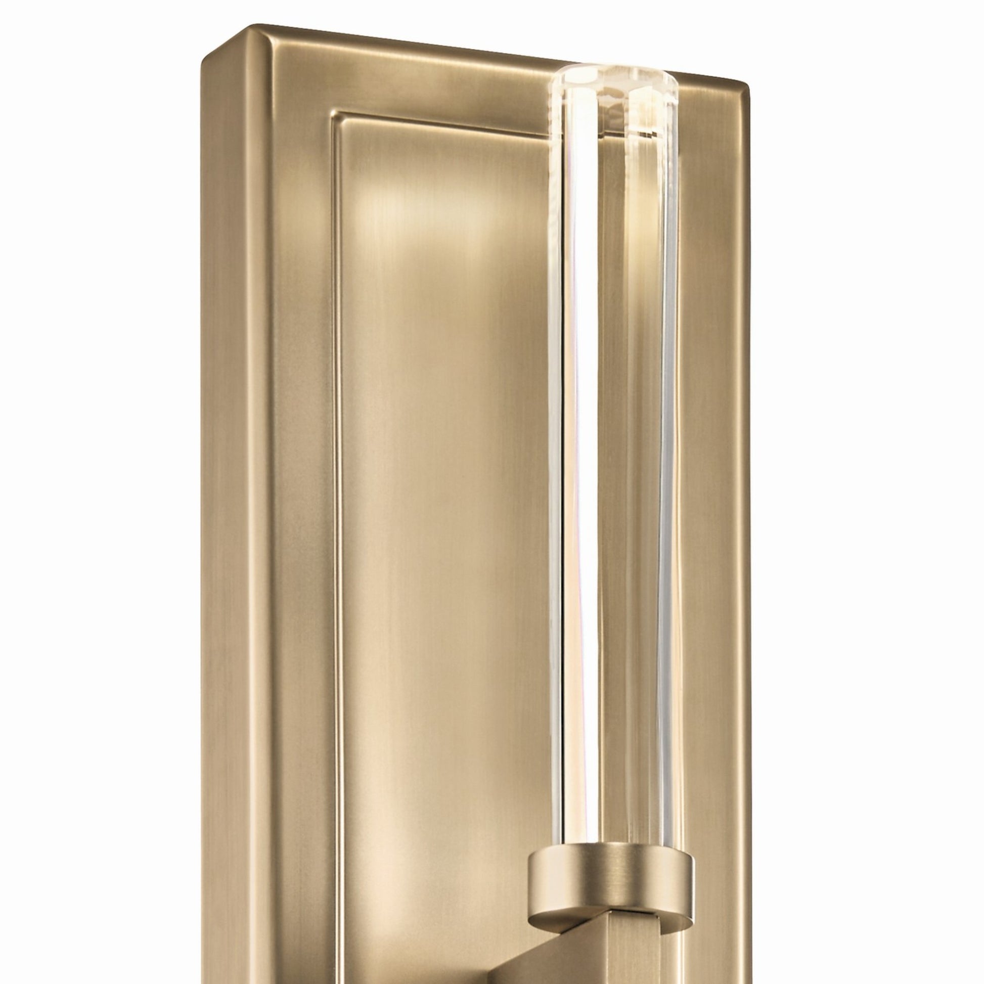 Sycara 19" LED Wall Sconce, Champagne Bronze Finish - Bees Lighting