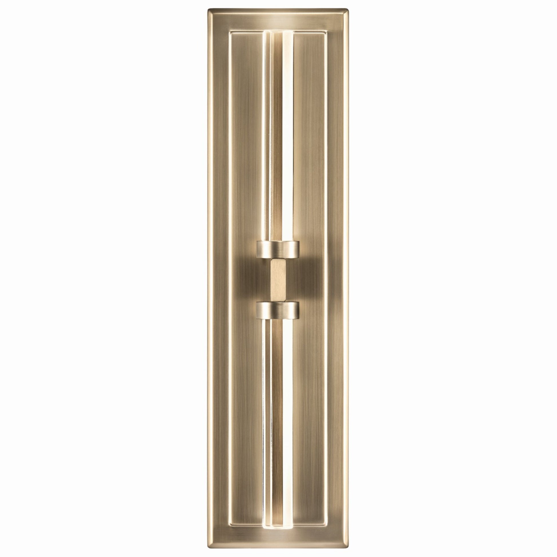 Sycara 19" LED Wall Sconce, Champagne Bronze Finish - Bees Lighting