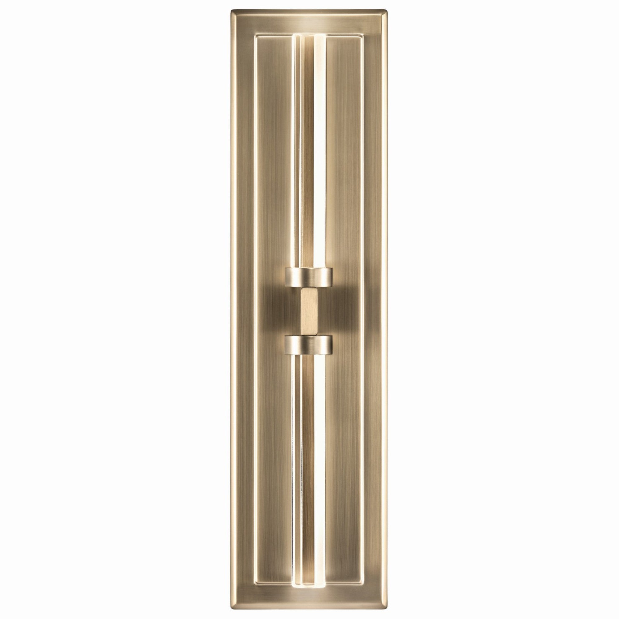 Sycara 19" LED Wall Sconce, Champagne Bronze Finish - Bees Lighting