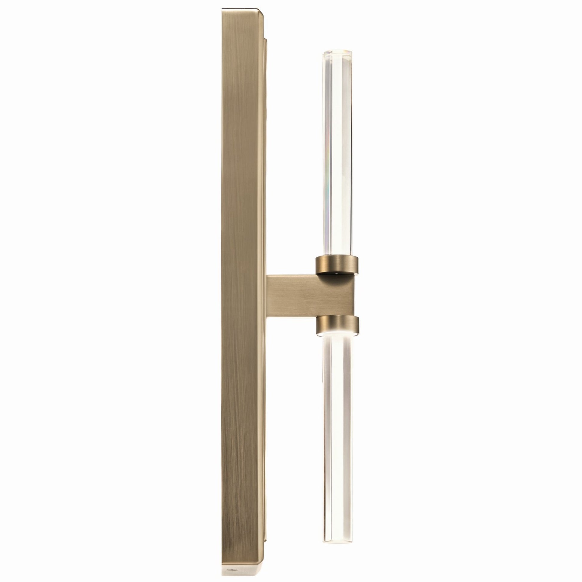Sycara 19" LED Wall Sconce, Champagne Bronze Finish - Bees Lighting