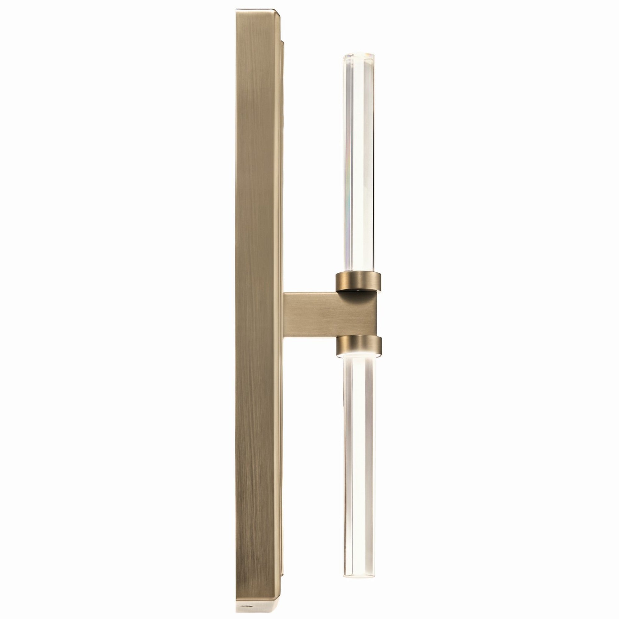 Sycara 19" LED Wall Sconce, Champagne Bronze Finish - Bees Lighting