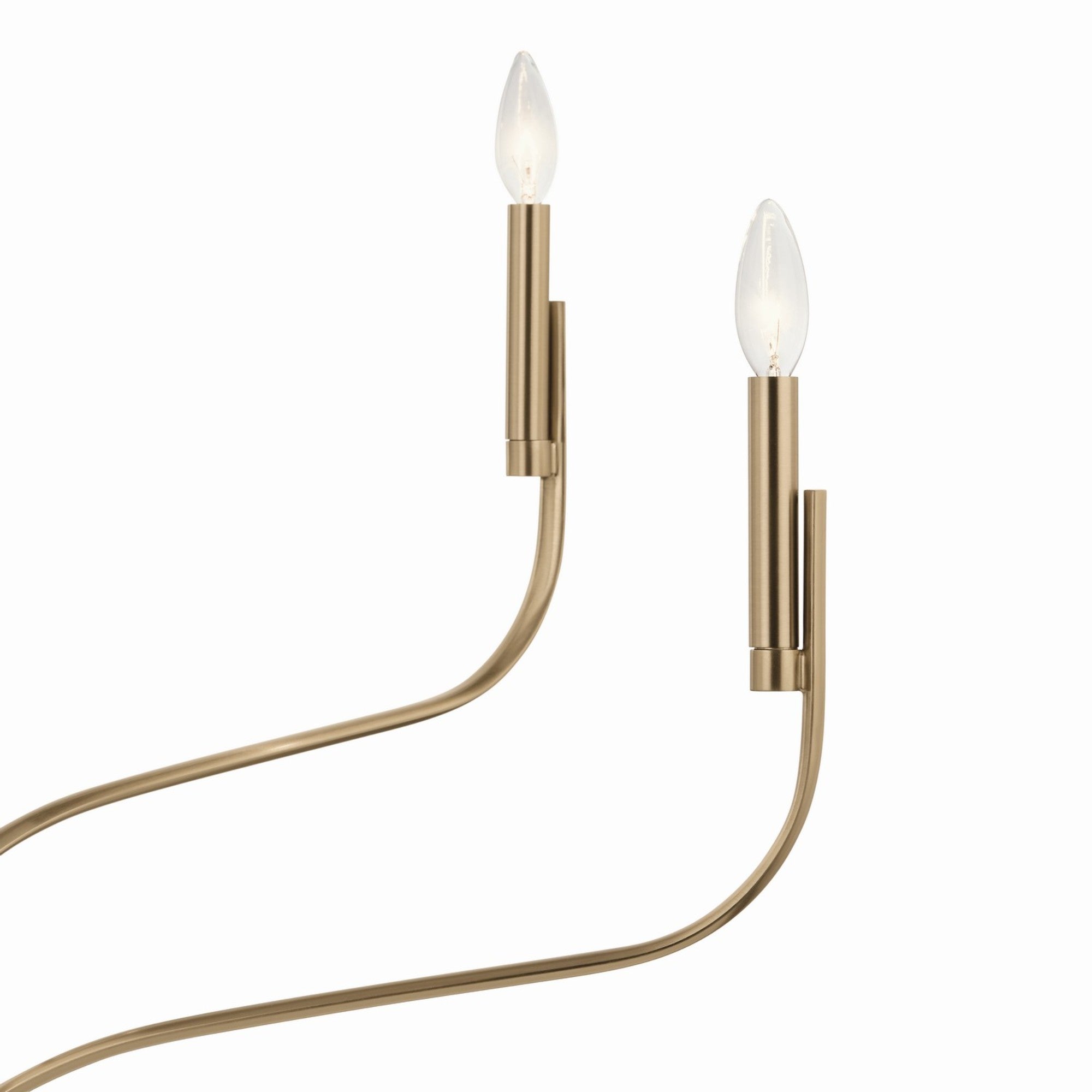 Livadia 36" 6-Light Chandelier, Champagne Bronze Finish - Bees Lighting