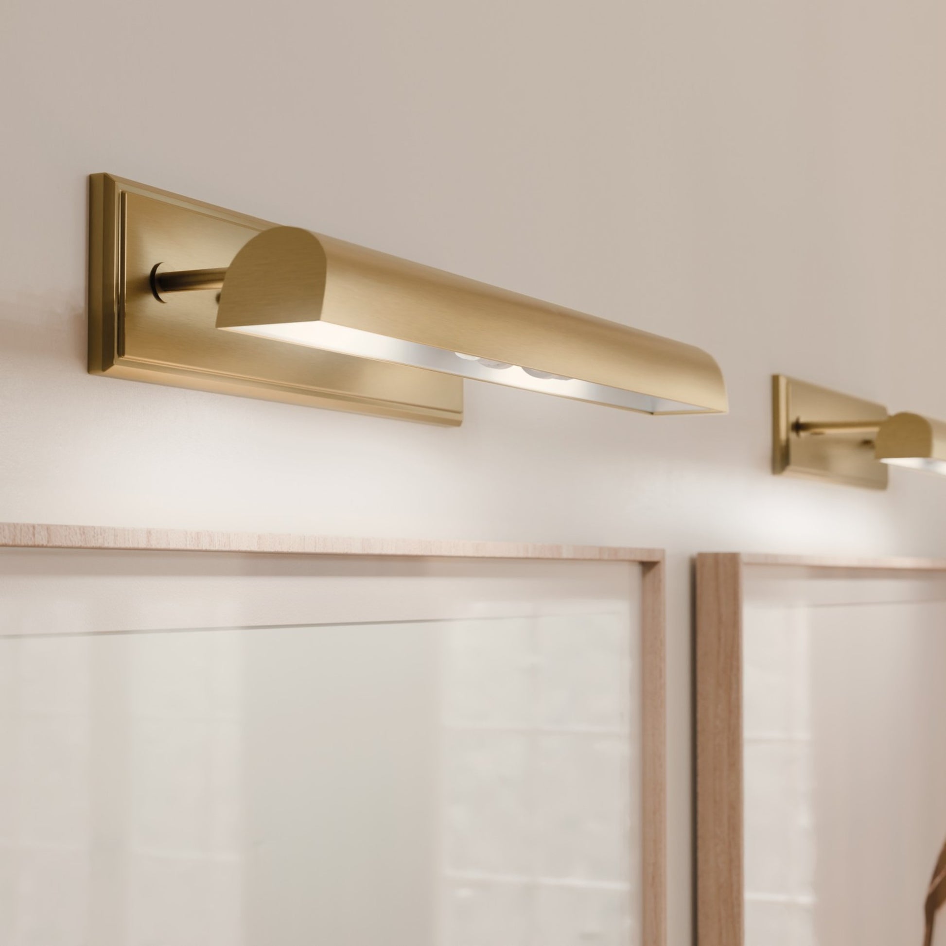 Carston 24" 2-Lights Picture Light, Bronze Finish - Bees Lighting