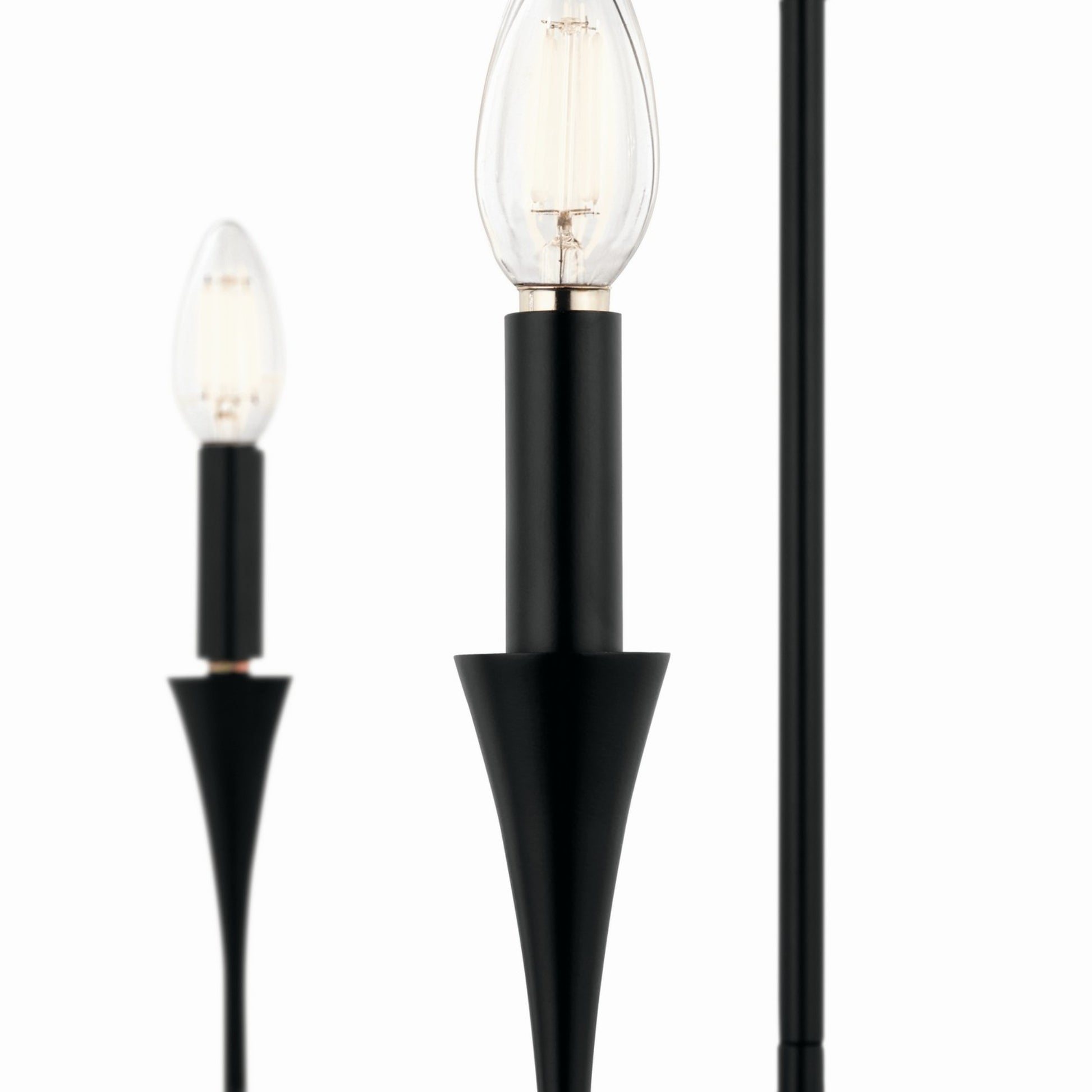 Alvaro 30" 5-Light Chandelier, Black Finish - Bees Lighting
