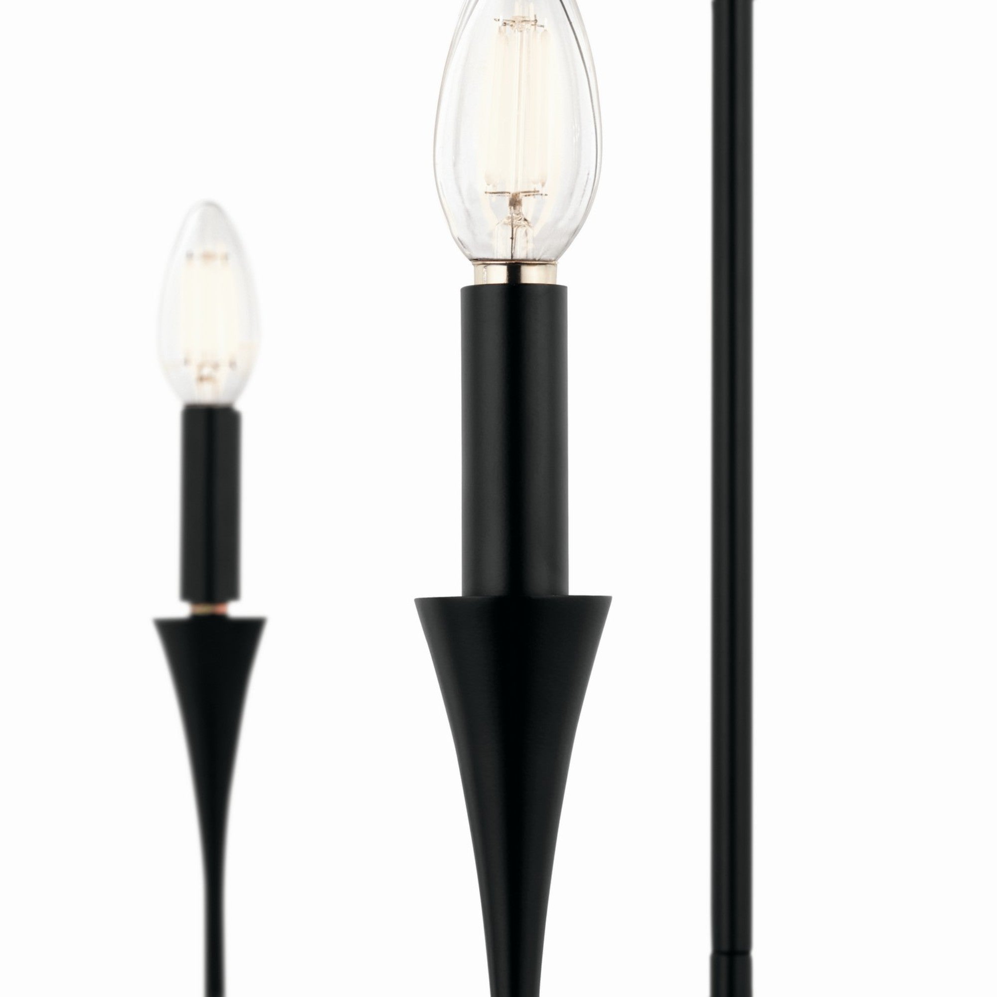 Alvaro 30" 5-Light Chandelier, Black Finish - Bees Lighting