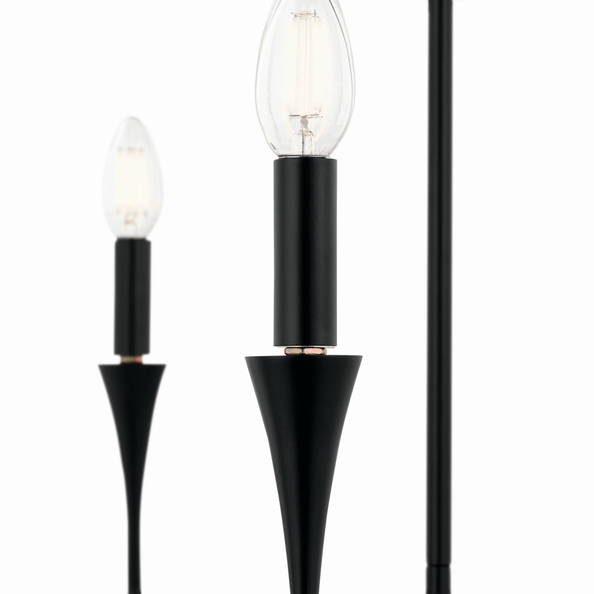 Alvaro 30" 5-Light Chandelier, Black Finish - Bees Lighting