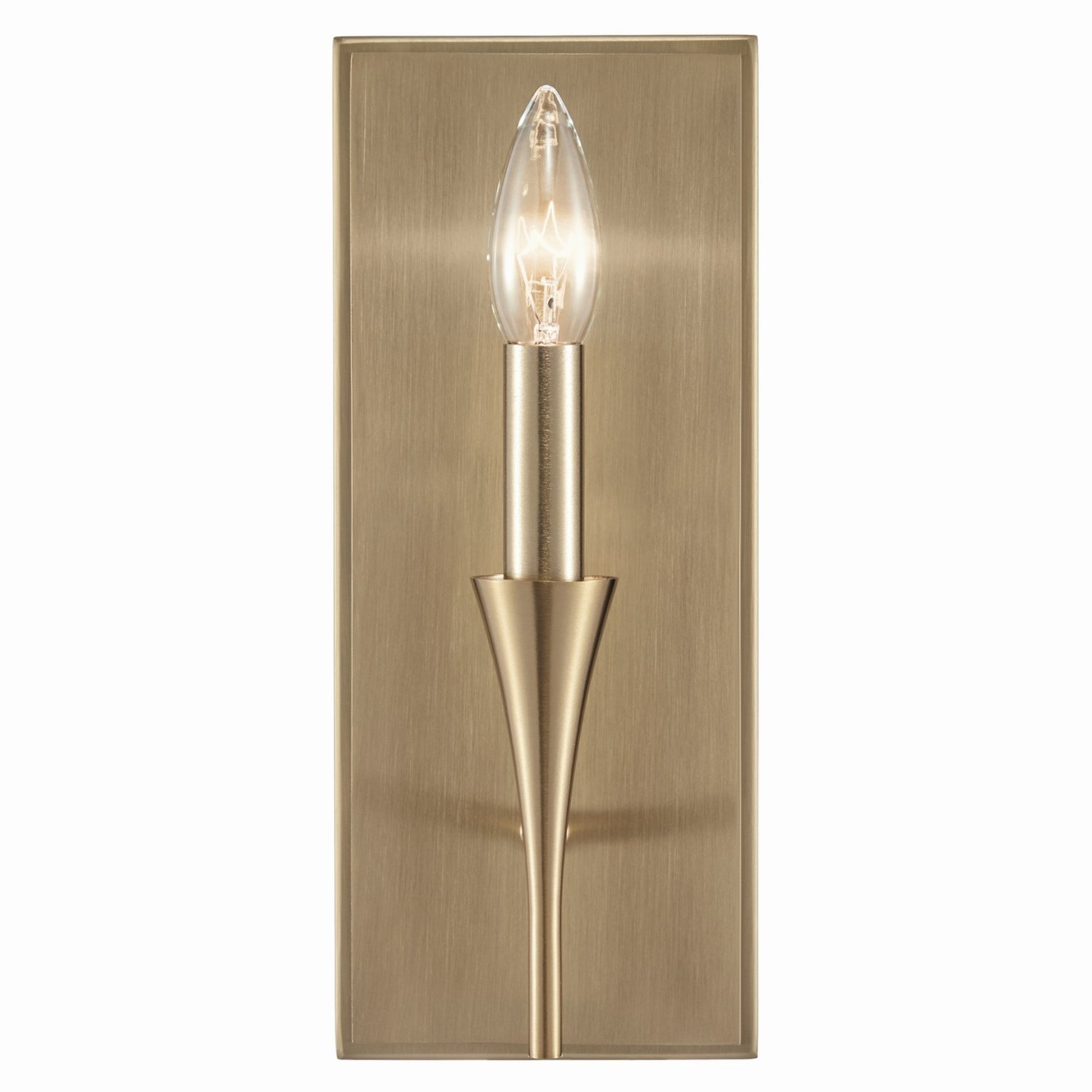 Alvaro 11" 1-Light Wall Sconce, Bronze Finish - Bees Lighting