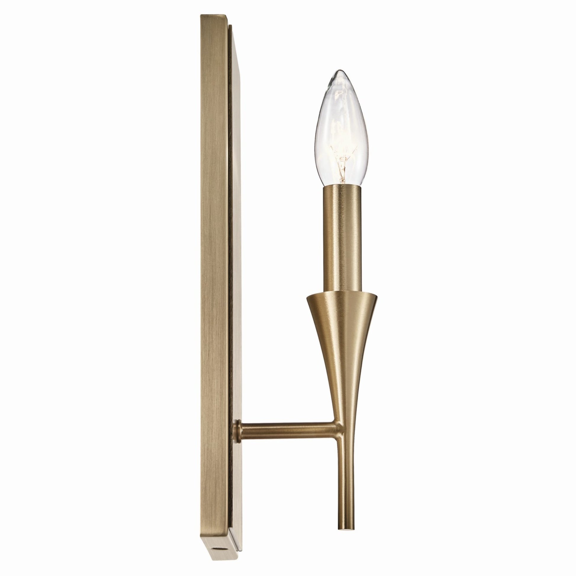 Alvaro 11" 1-Light Wall Sconce, Bronze Finish - Bees Lighting