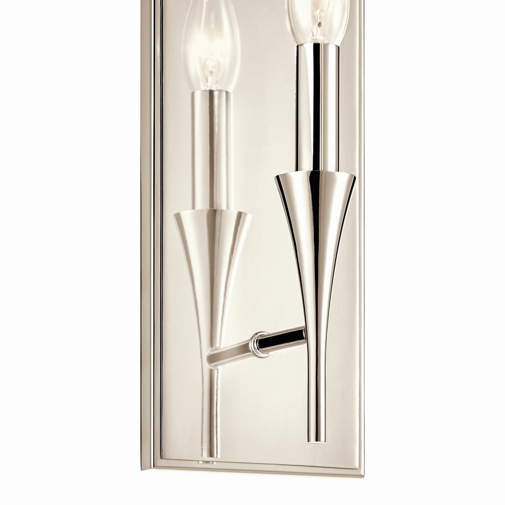 Alvaro 11" Wall Sconce, Polished Nickel Finish - Bees Lighting