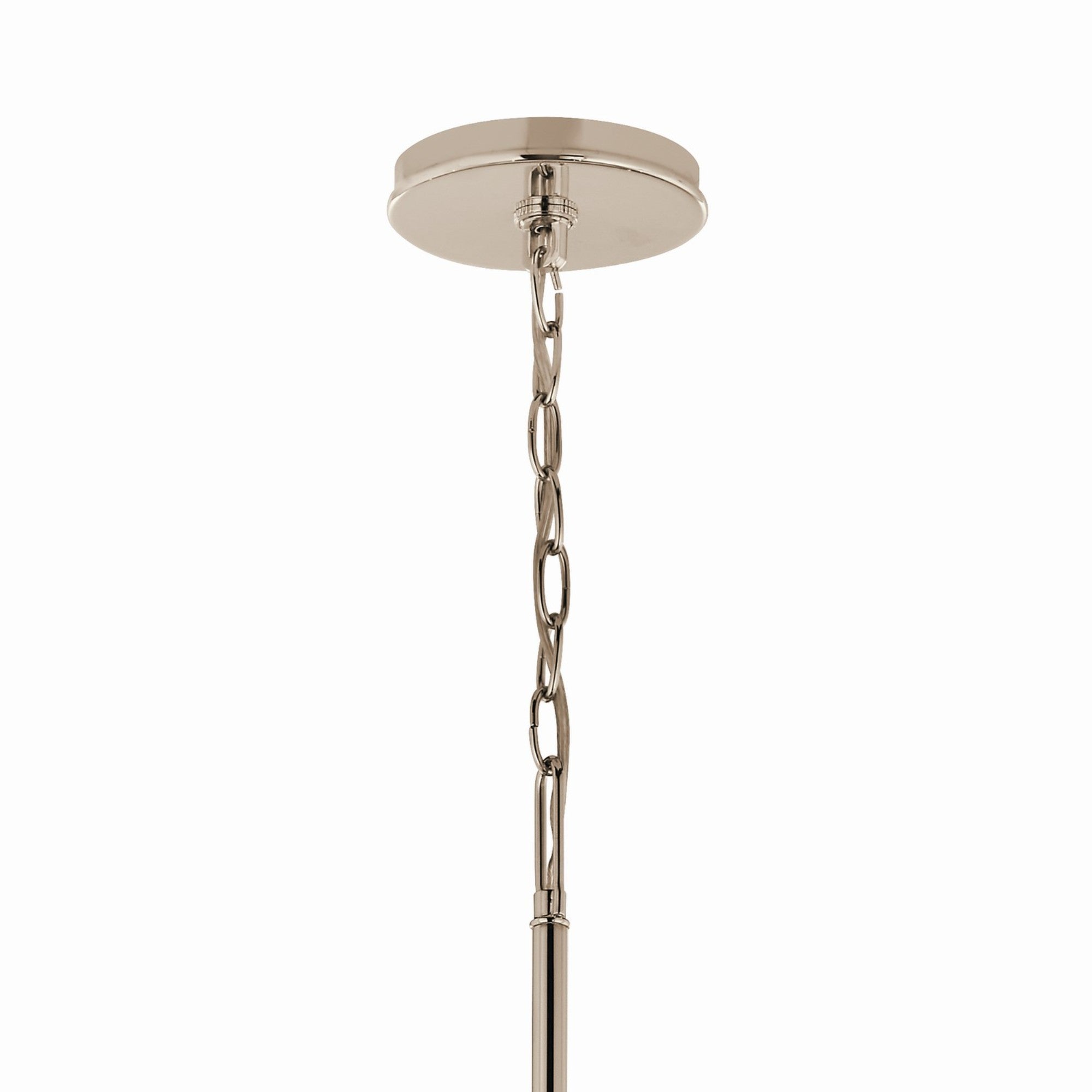 Malene 42" 6-Light Chandelier, Polished Nickel Finish - Bees Lighting