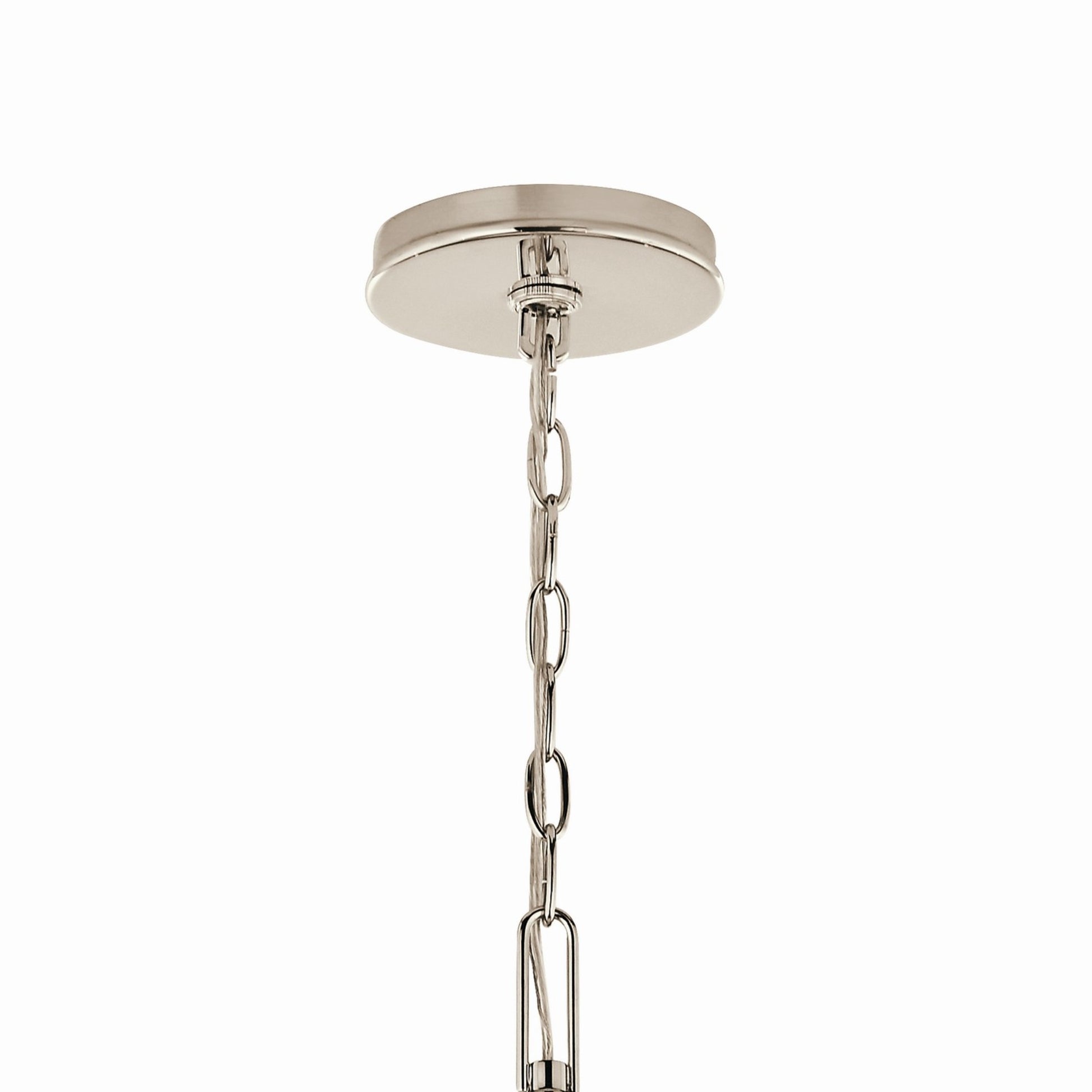 Malene 52" 8-Light Chandelier, Polished Nickel Finish - Bees Lighting