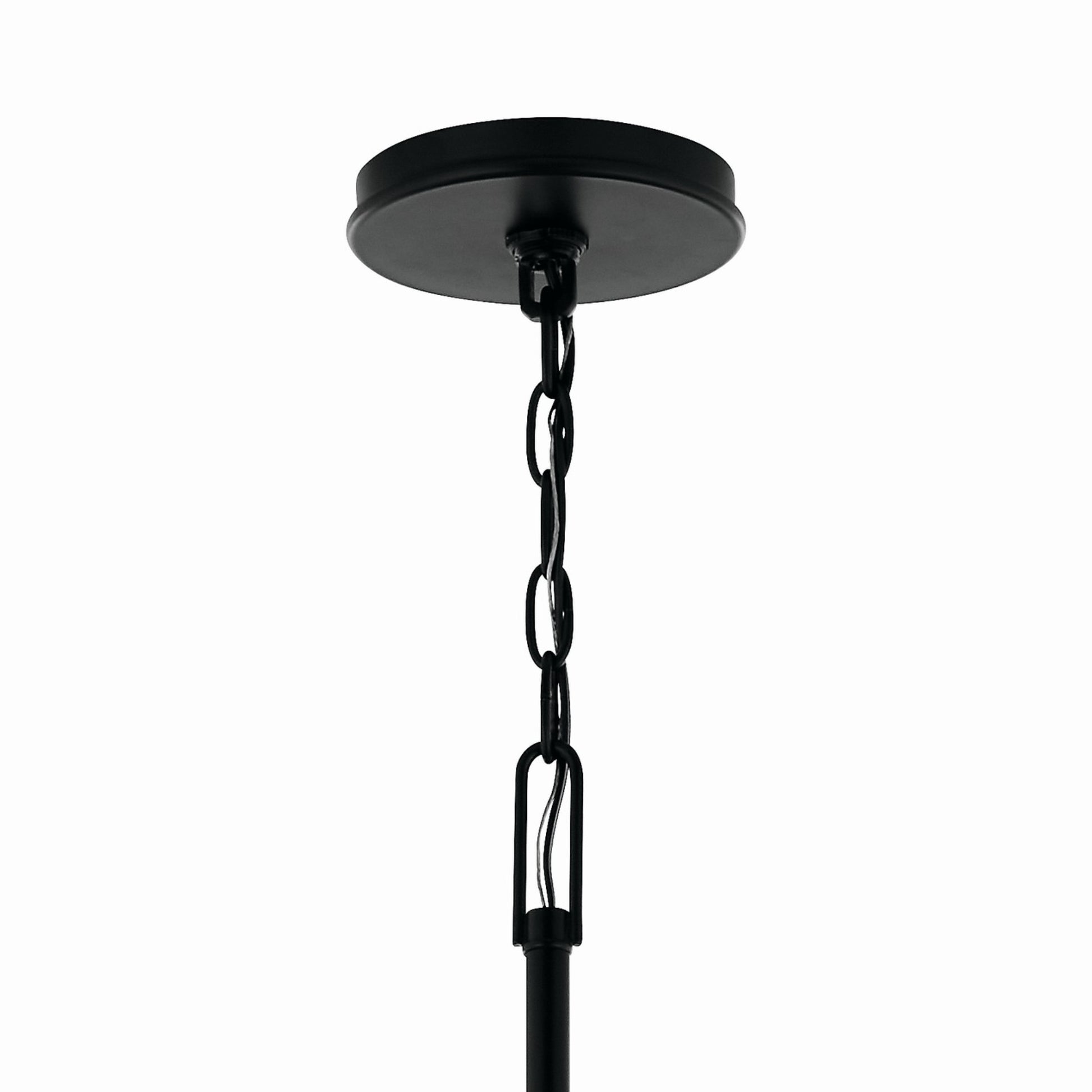 Malene 45" 8-Light Foyer Chandelier, Black Finish - Bees Lighting