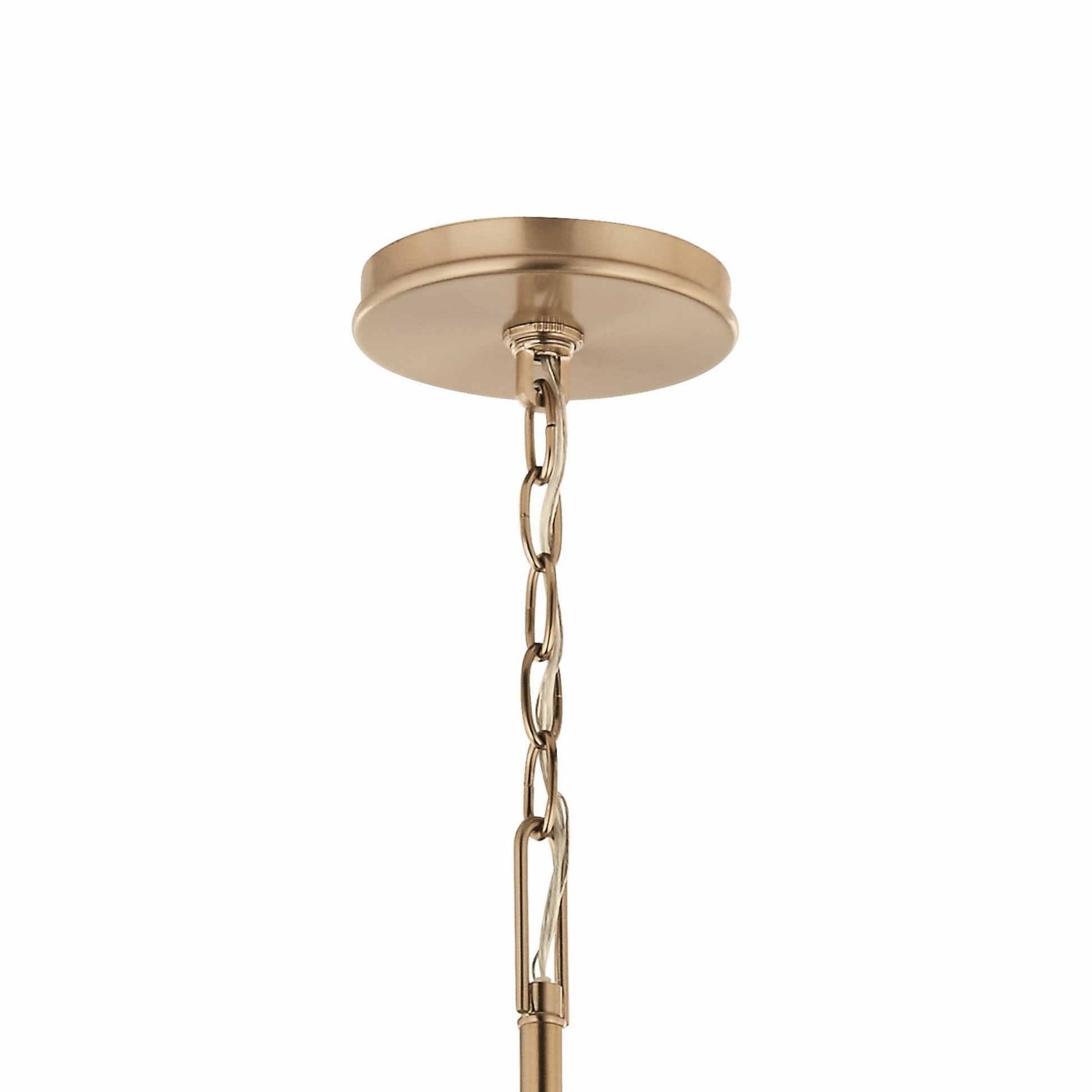 Malene 45" 8-Light Foyer Chandelier, Champagne Bronze Finish - Bees Lighting