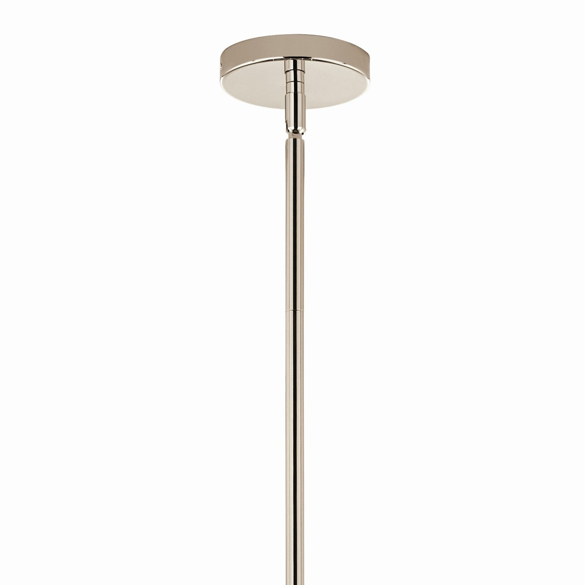 Silvarious 30" 12-Light Chandelier, Polished Nickel Finish, Crackle Glass - Bees Lighting