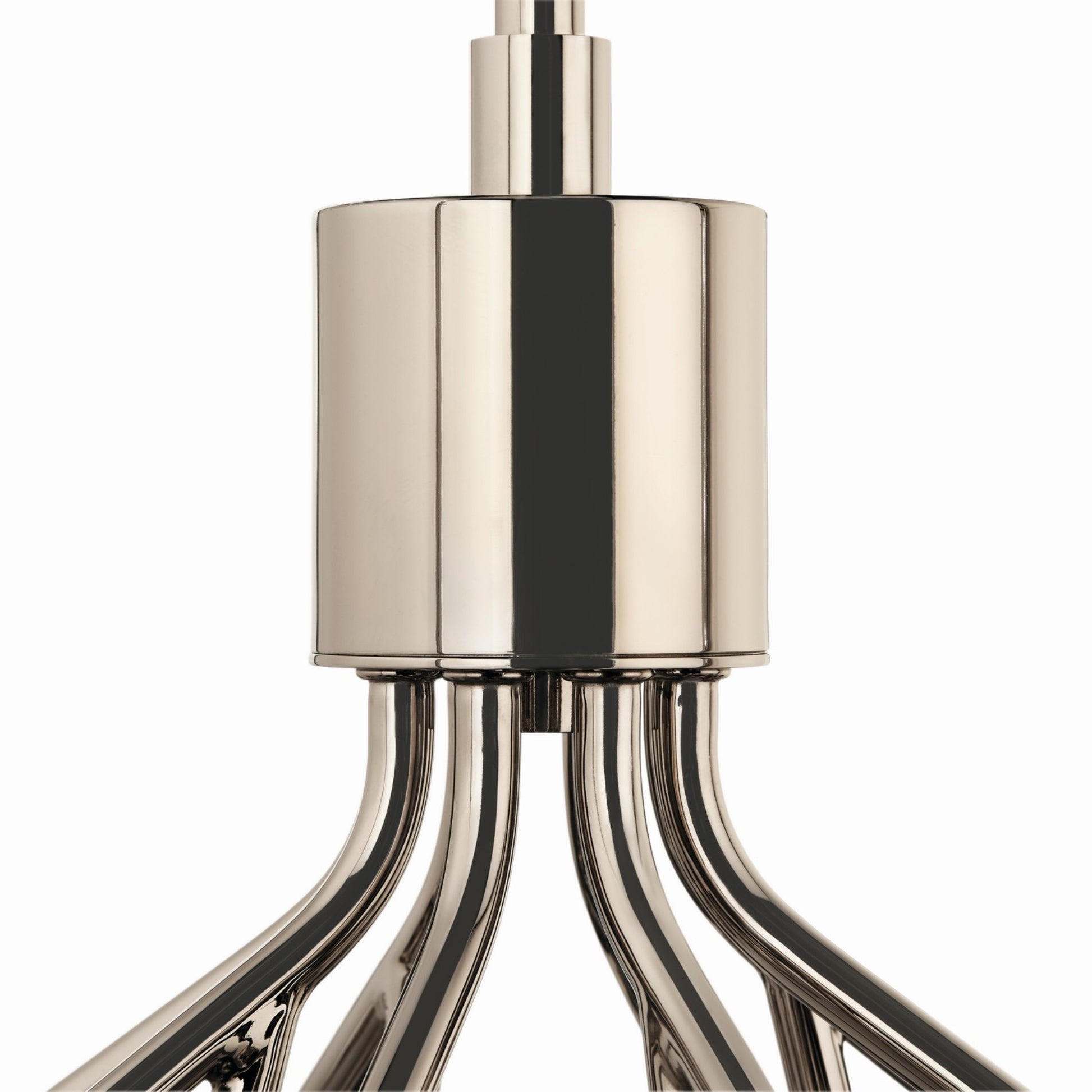 Silvarious 30" 12-Light Chandelier, Polished Nickel Finish, Clear Glass - Bees Lighting