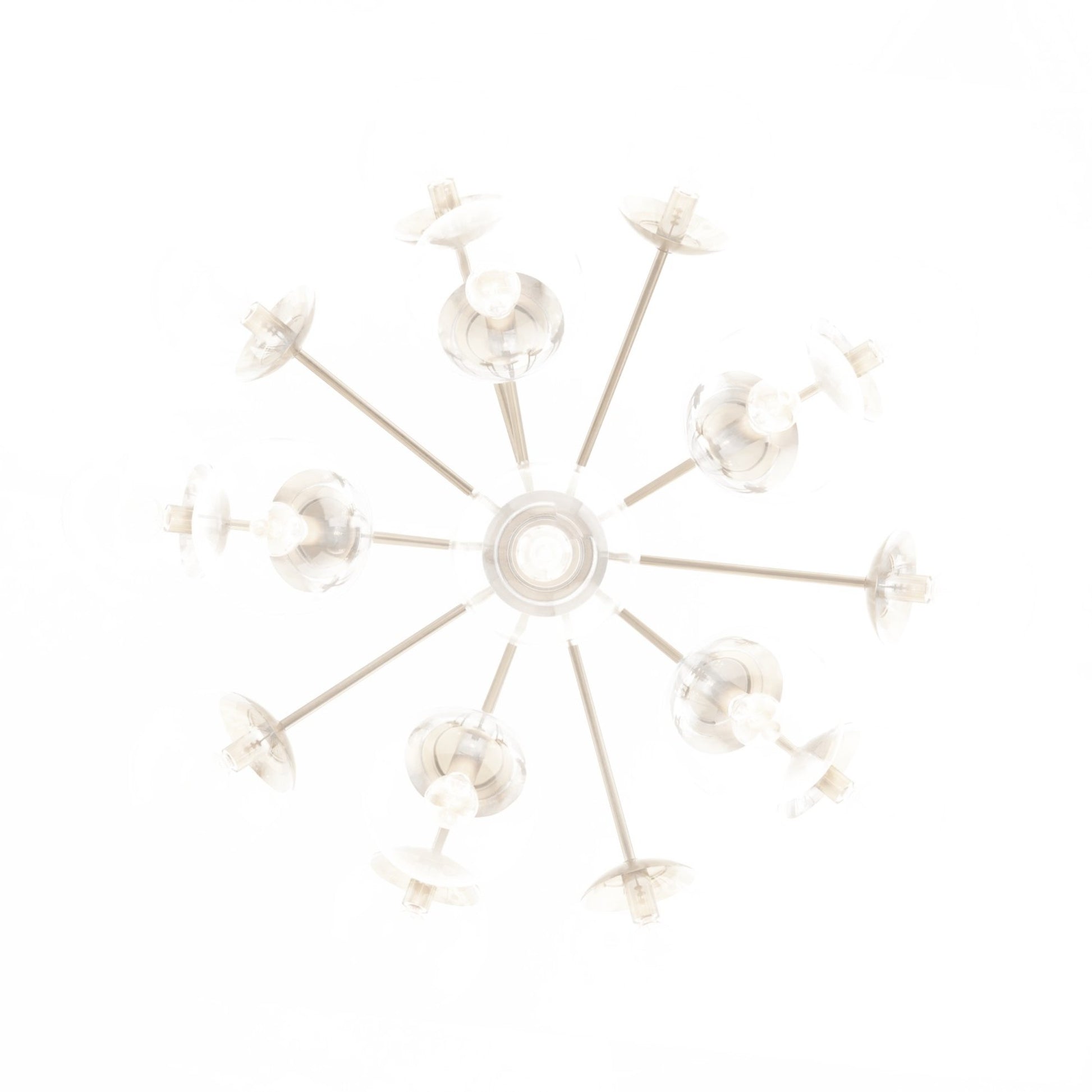 Silvarious 38" 16 Light Chandelier, Champagne Bronze Finish, Clear Glass - Bees Lighting