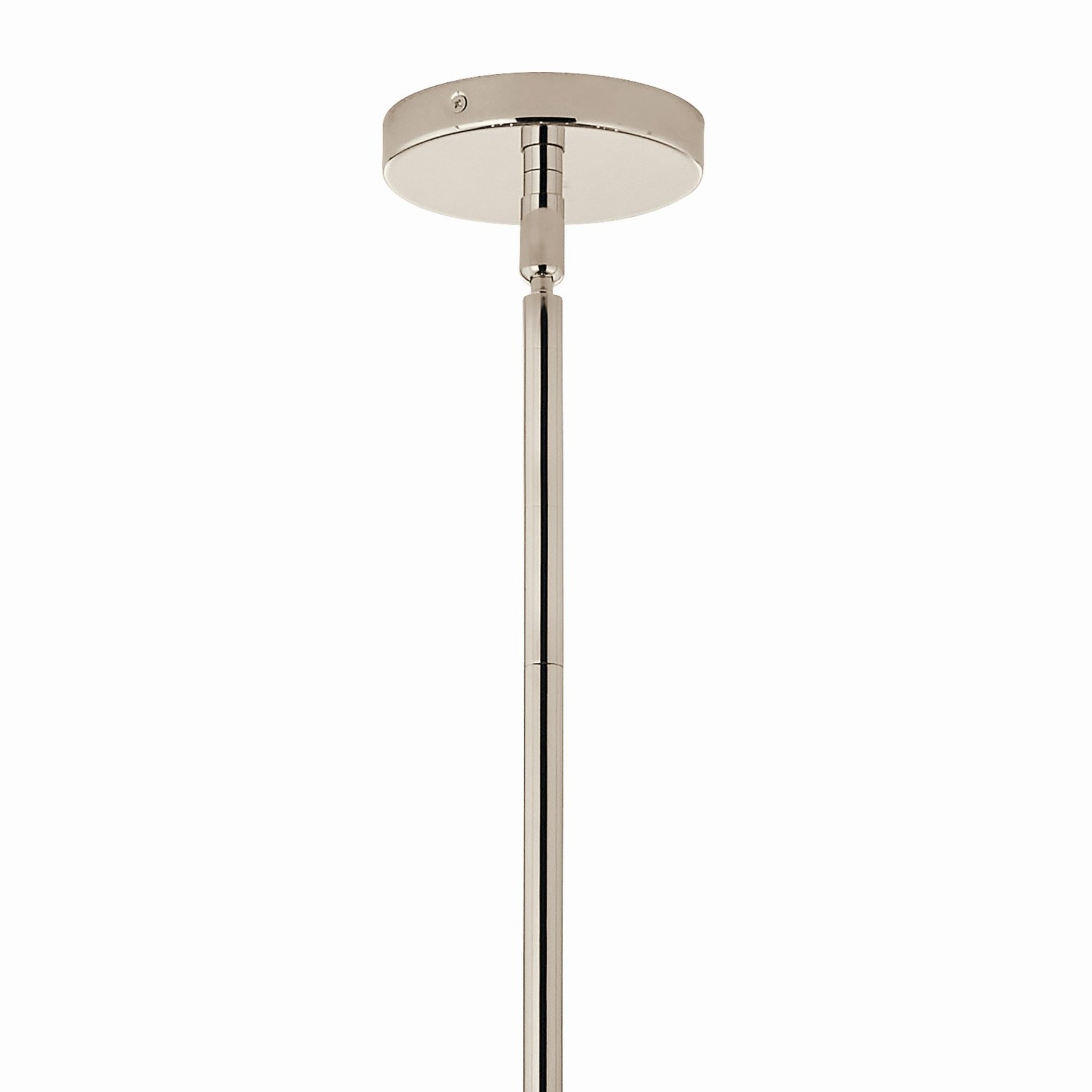 Silvarious 48" 12-Light Linear Chandelier, Polished Nickel Finish, Clear Glass - Bees Lighting
