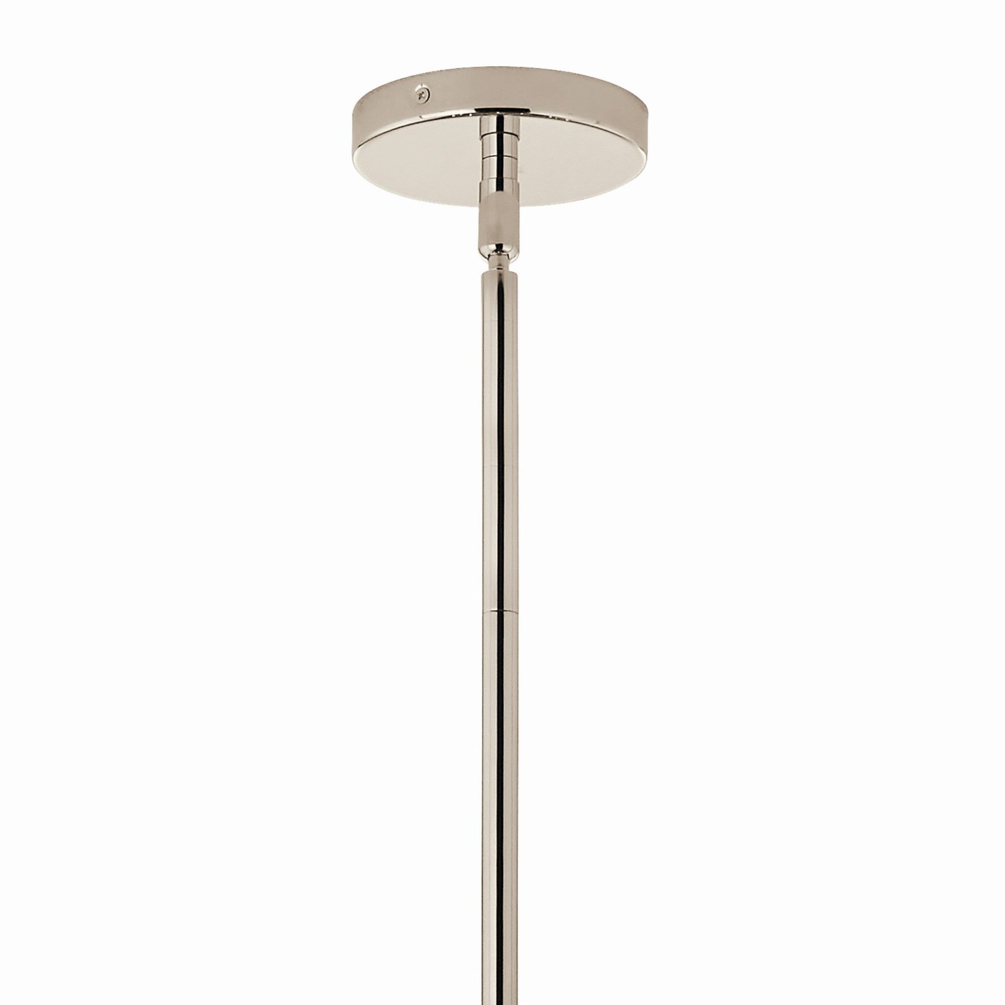 Silvarious 48" 12-Light Linear Chandelier, Polished Nickel Finish, Clear Glass - Bees Lighting