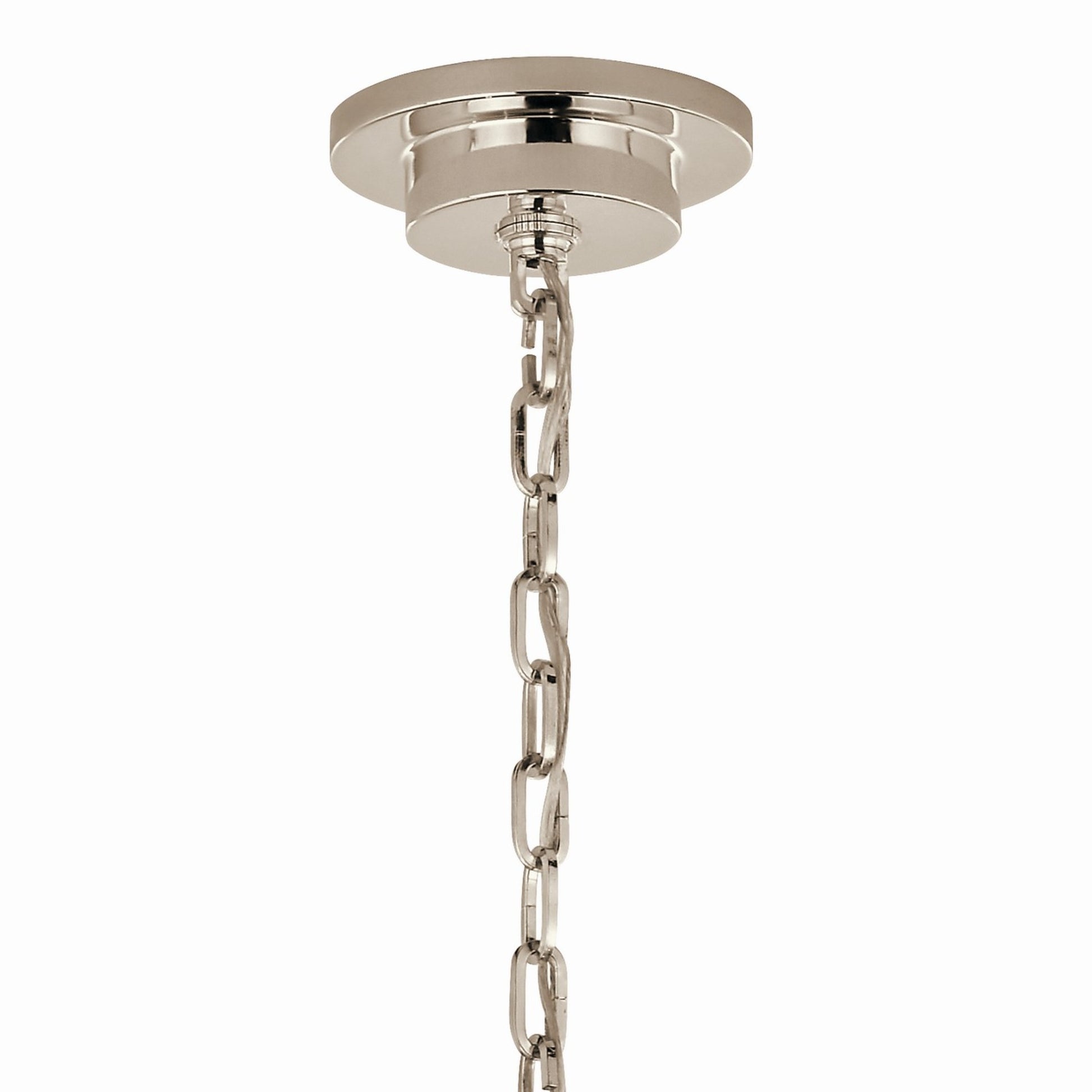 Carrick 32" 6-Light Chandelier, Polished Nickel Finish - Bees Lighting