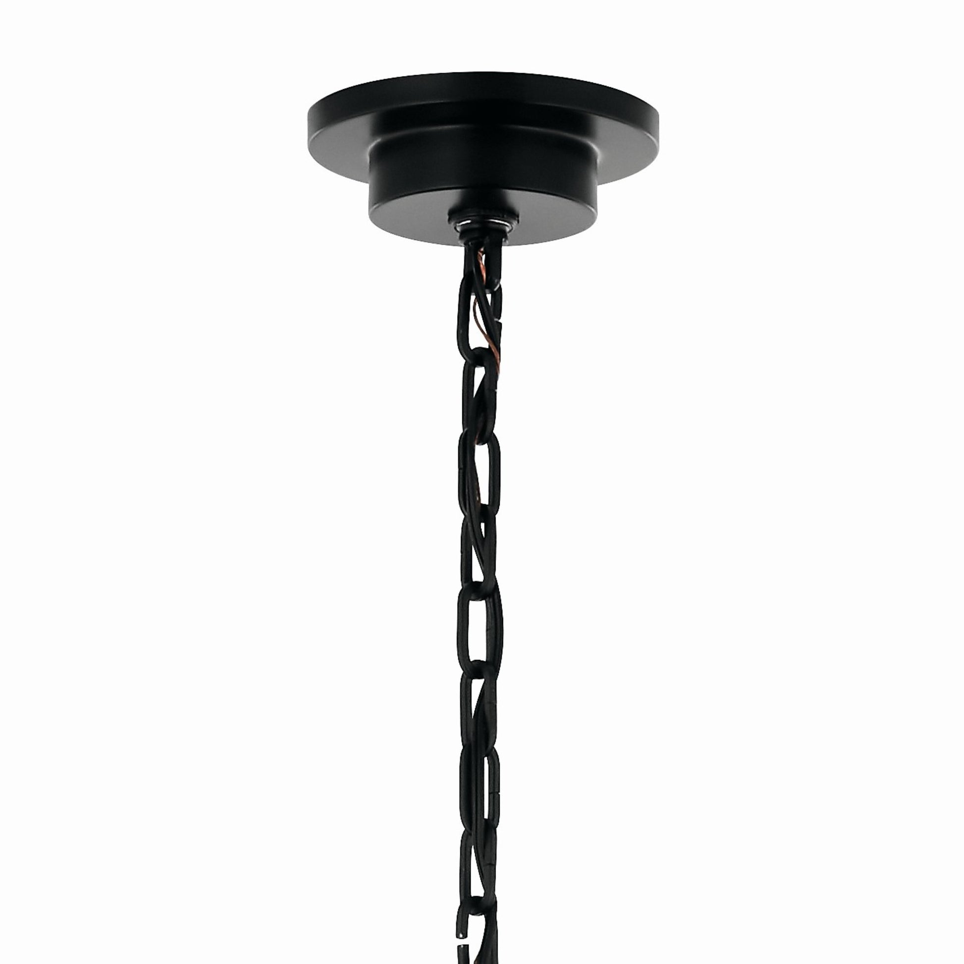 Carrick 54" 10-Light Chandelier, Black Finish - Bees Lighting