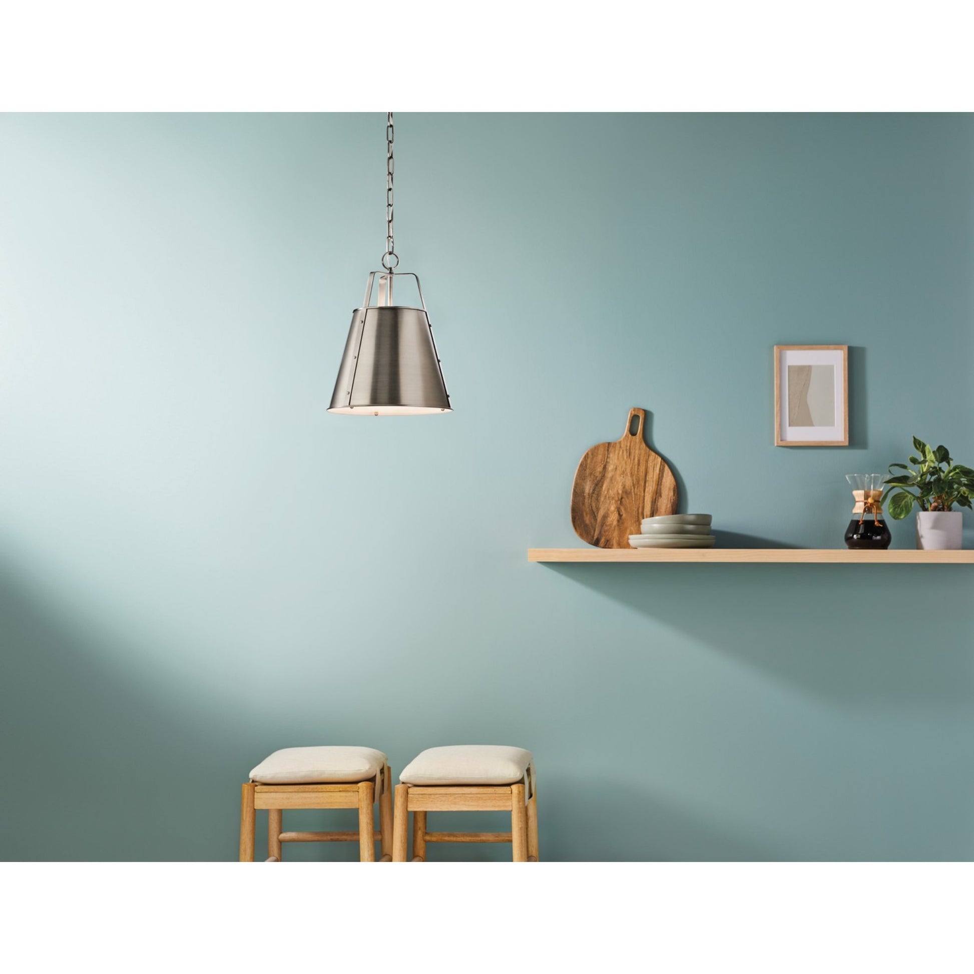 Etcher 13" Pendant, Classic Pewter Finish - Bees Lighting