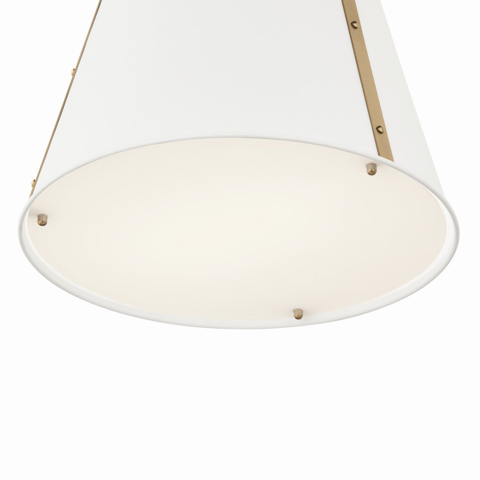 Etcher 18" 2-Light Pendant, White Finish - Bees Lighting