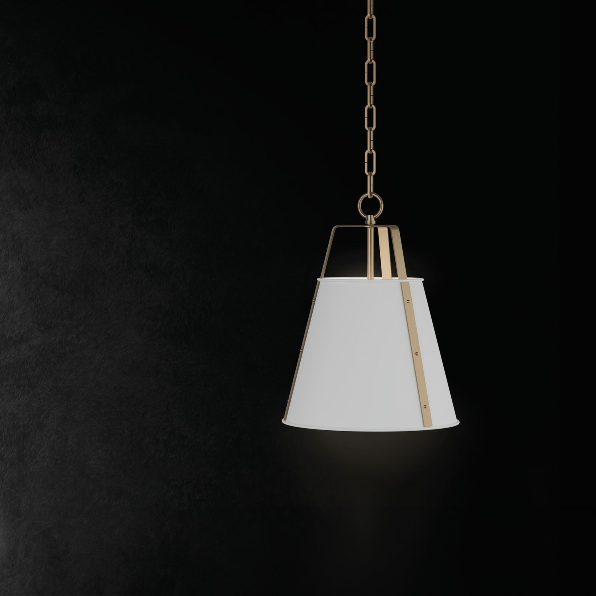 Etcher 18" 2-Light Pendant, White Finish - Bees Lighting