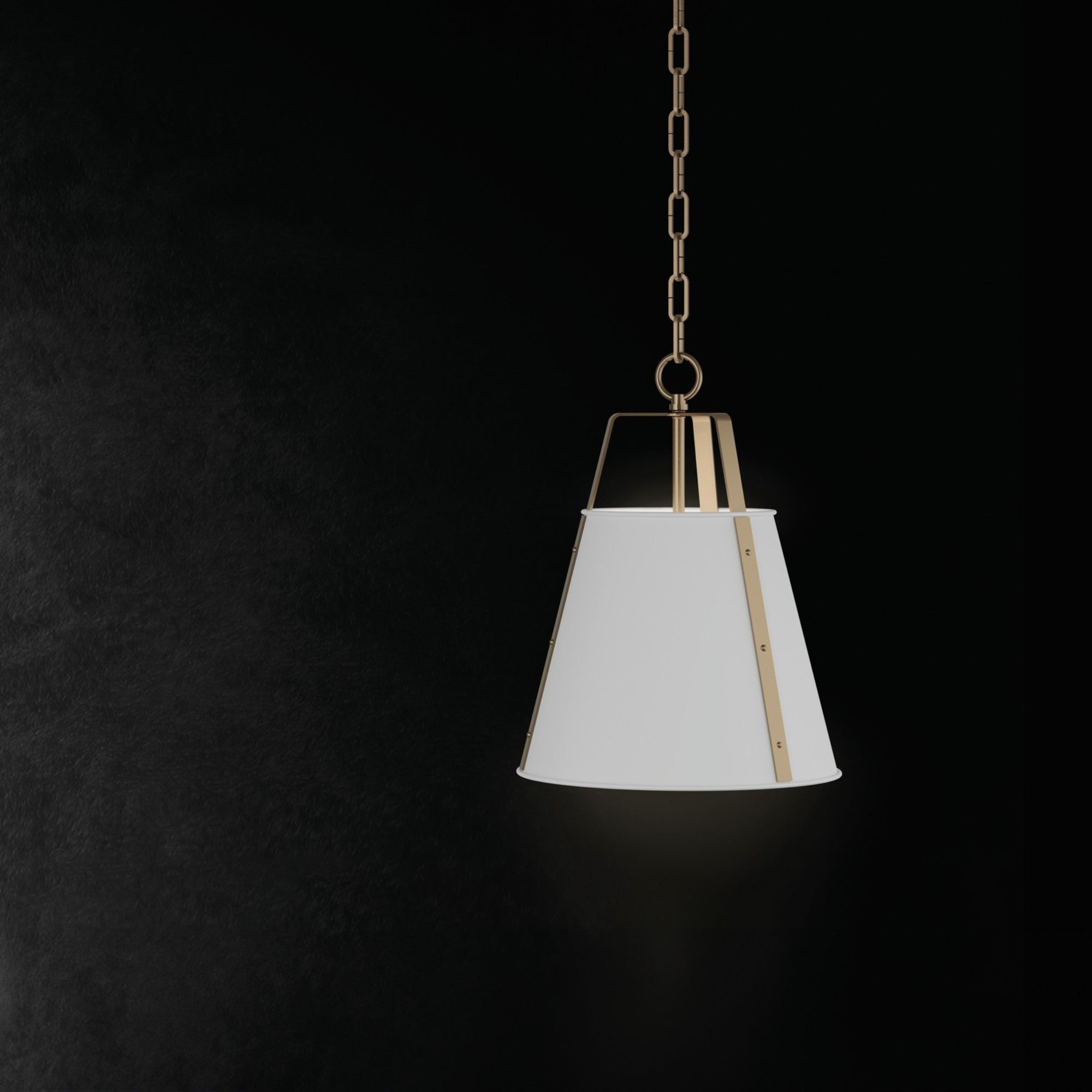Etcher 18" 2-Light Pendant, White Finish - Bees Lighting