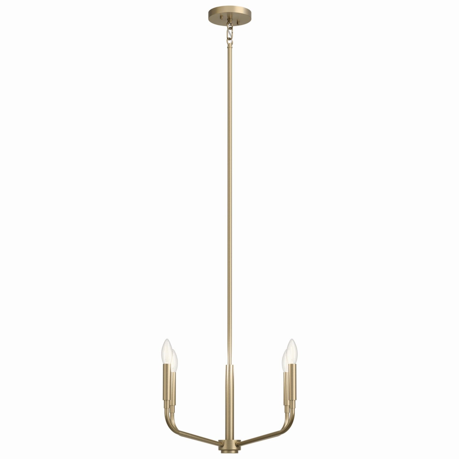 Madden 20" 4-Light Chandelier, Mount Champagne Bronze Finish - Bees Lighting